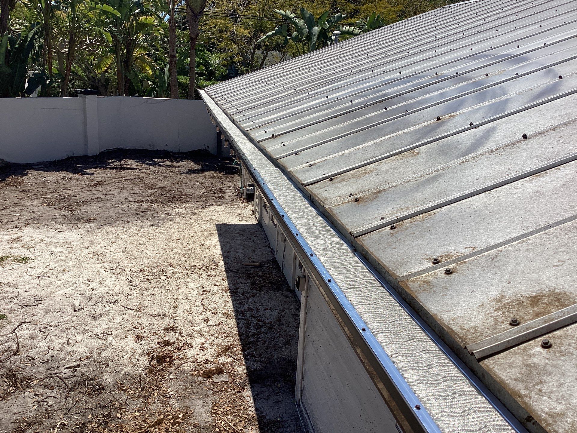 Gutter Guard Installation Project in Sarasota FL by Gutter Professors