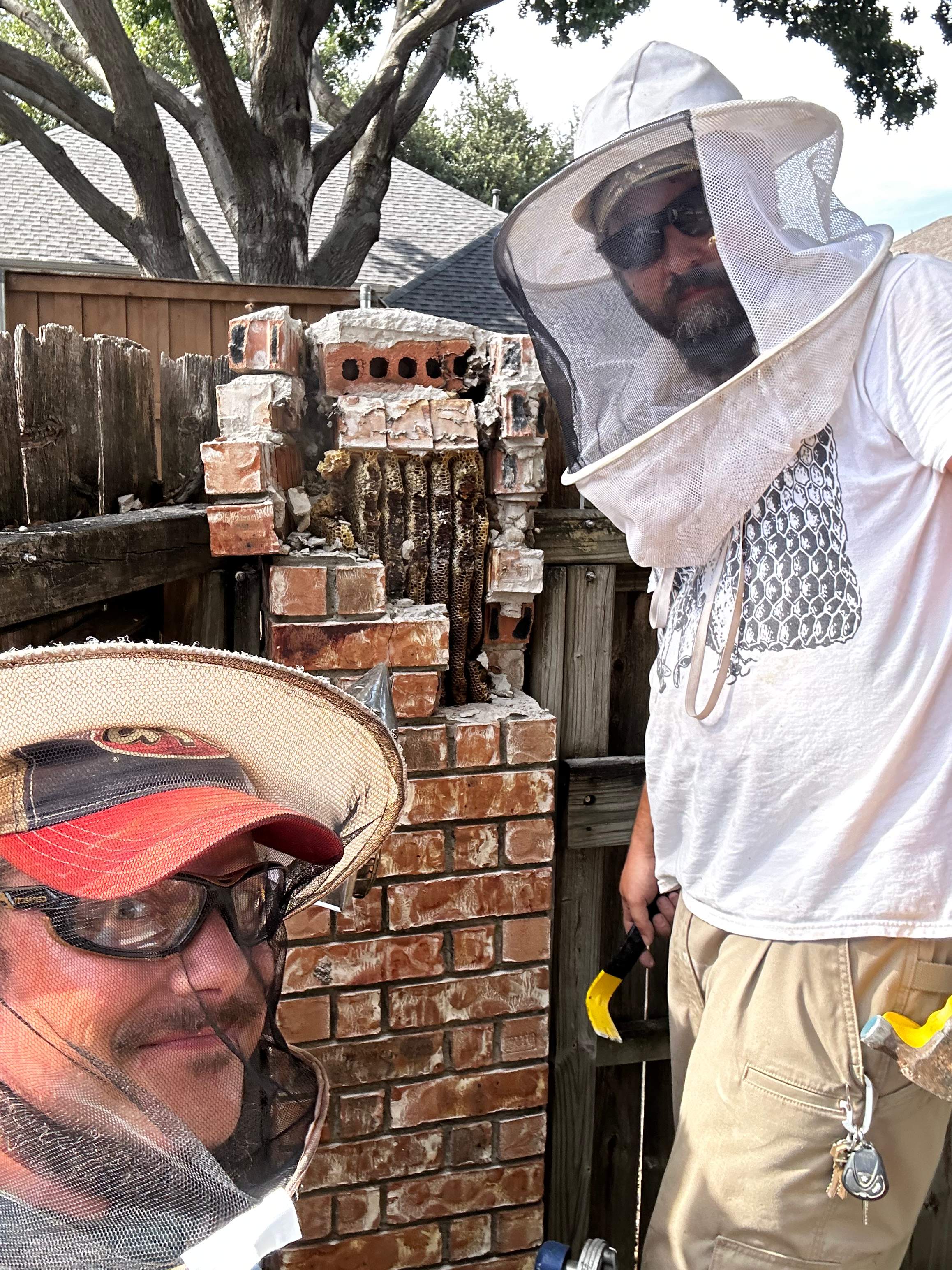 Brick Column by Rockwall Honey Bee Company