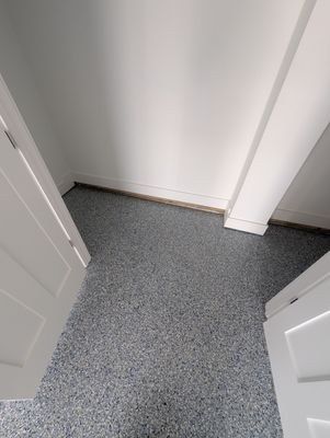 Garage Floor Coating using Comet