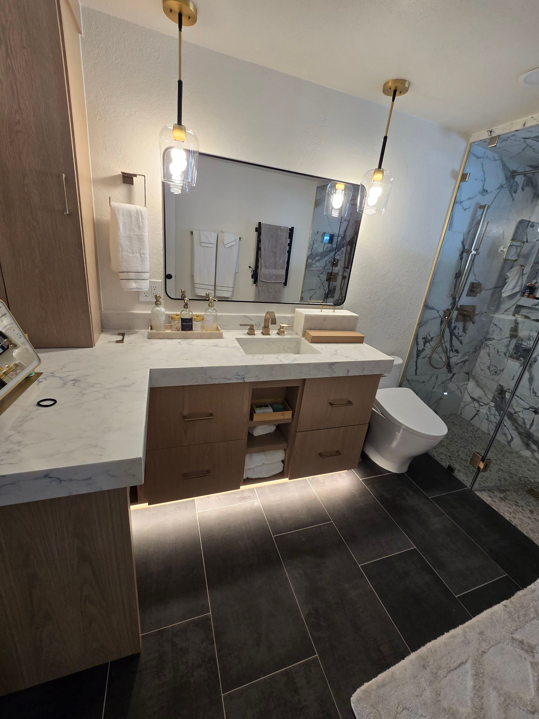 Boerne Master Bathroom Remodel with Custom Walk-In Shower by Legacy Bath and Kitchen