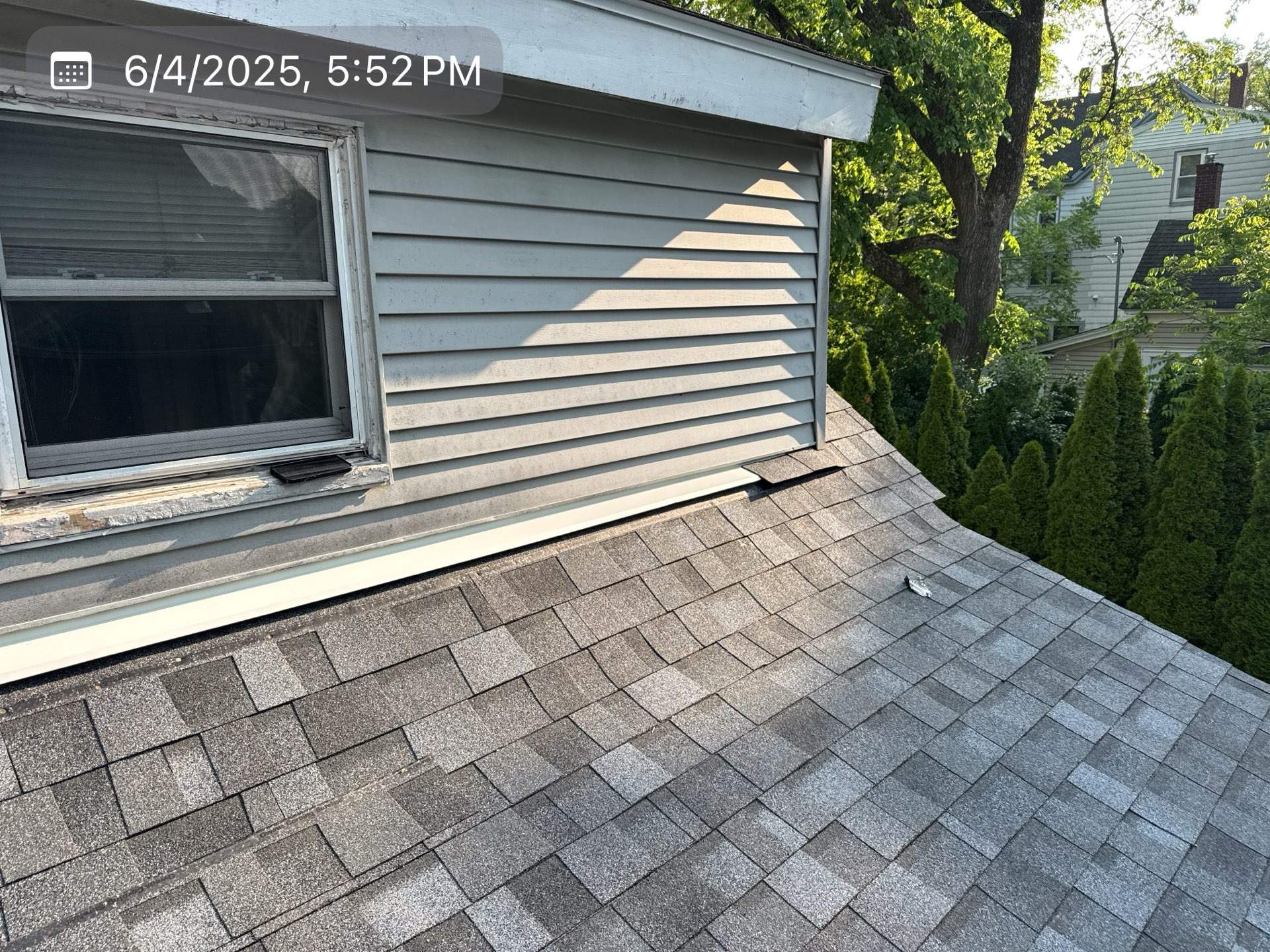 Residential Roofing Installation using Owens Corning SlateStone Gray Shingles by Compass exteriors