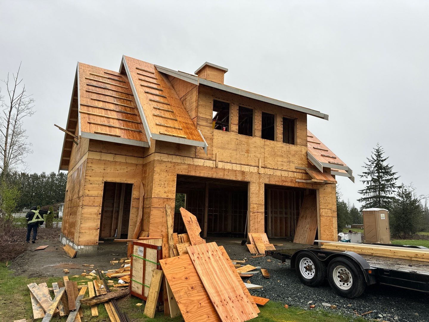 Residential Roofing Installation using 12" Prolok metal  by Top Notch Roofing Inc