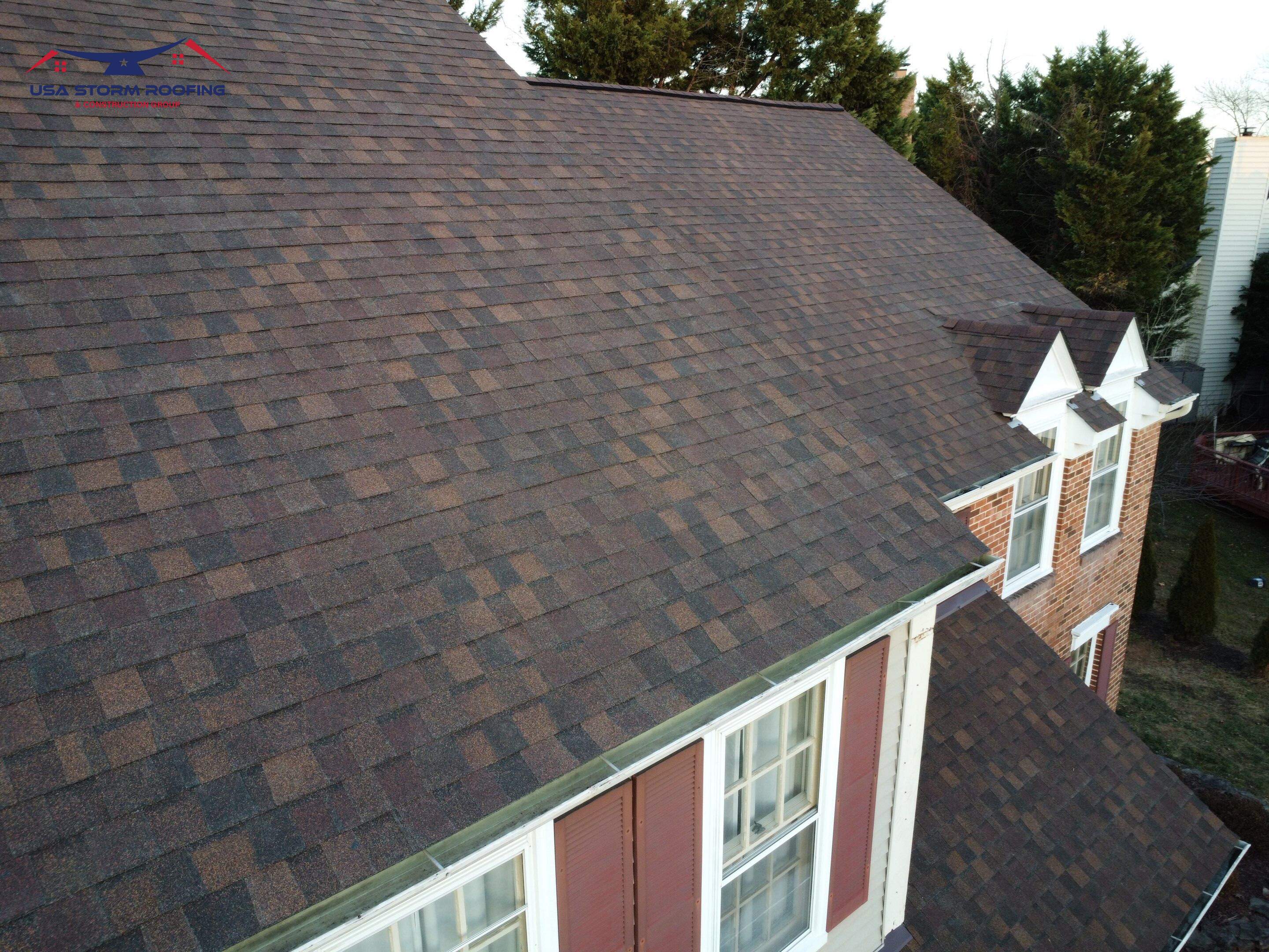 Roof Replacement Project in Centreville by USA Storm Roofing and Construction Group