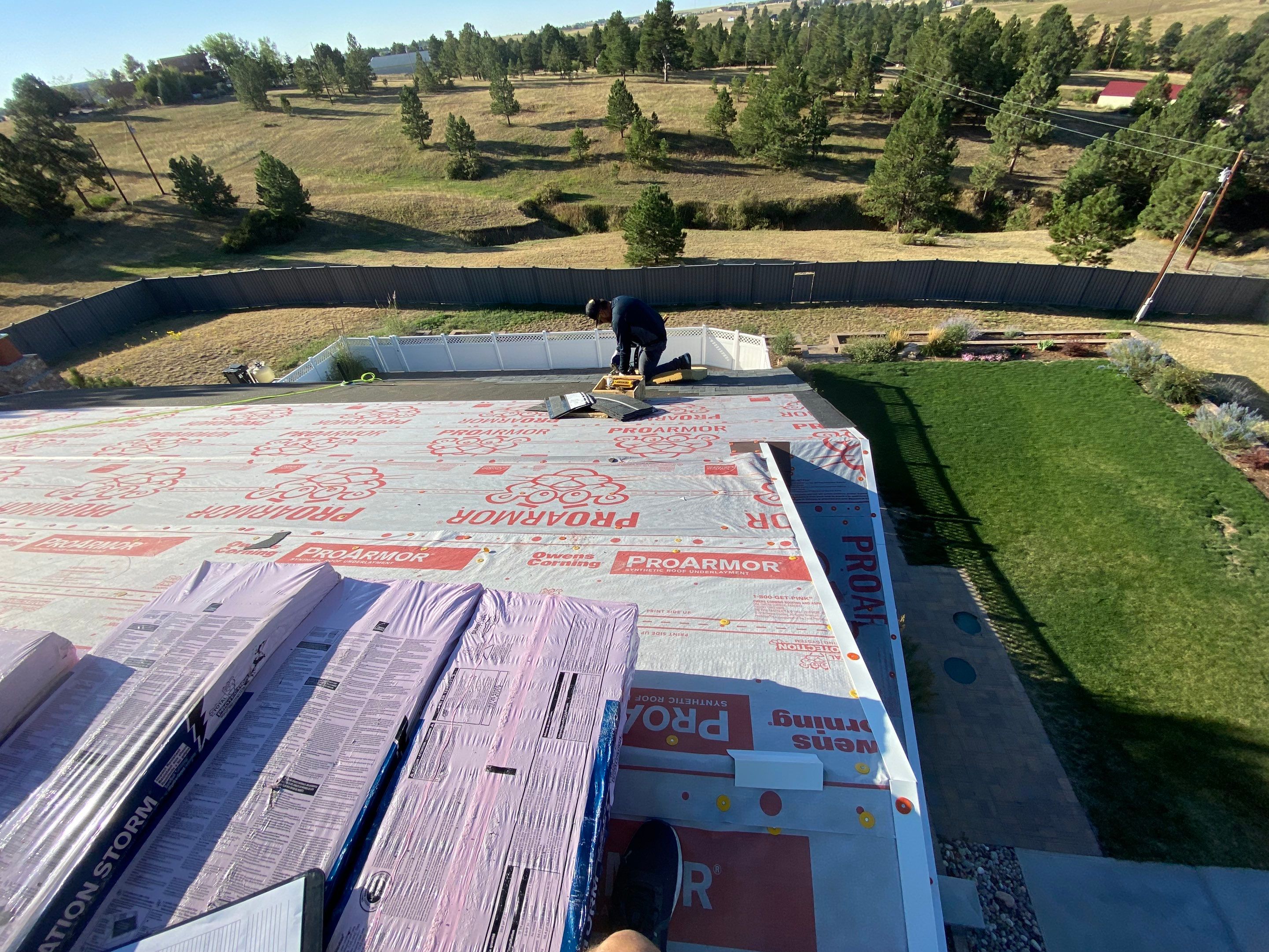 Residential Roofing Installation using Owens Corning TruDefinition Duration STORM - Estate Gray by A to Z Roofing