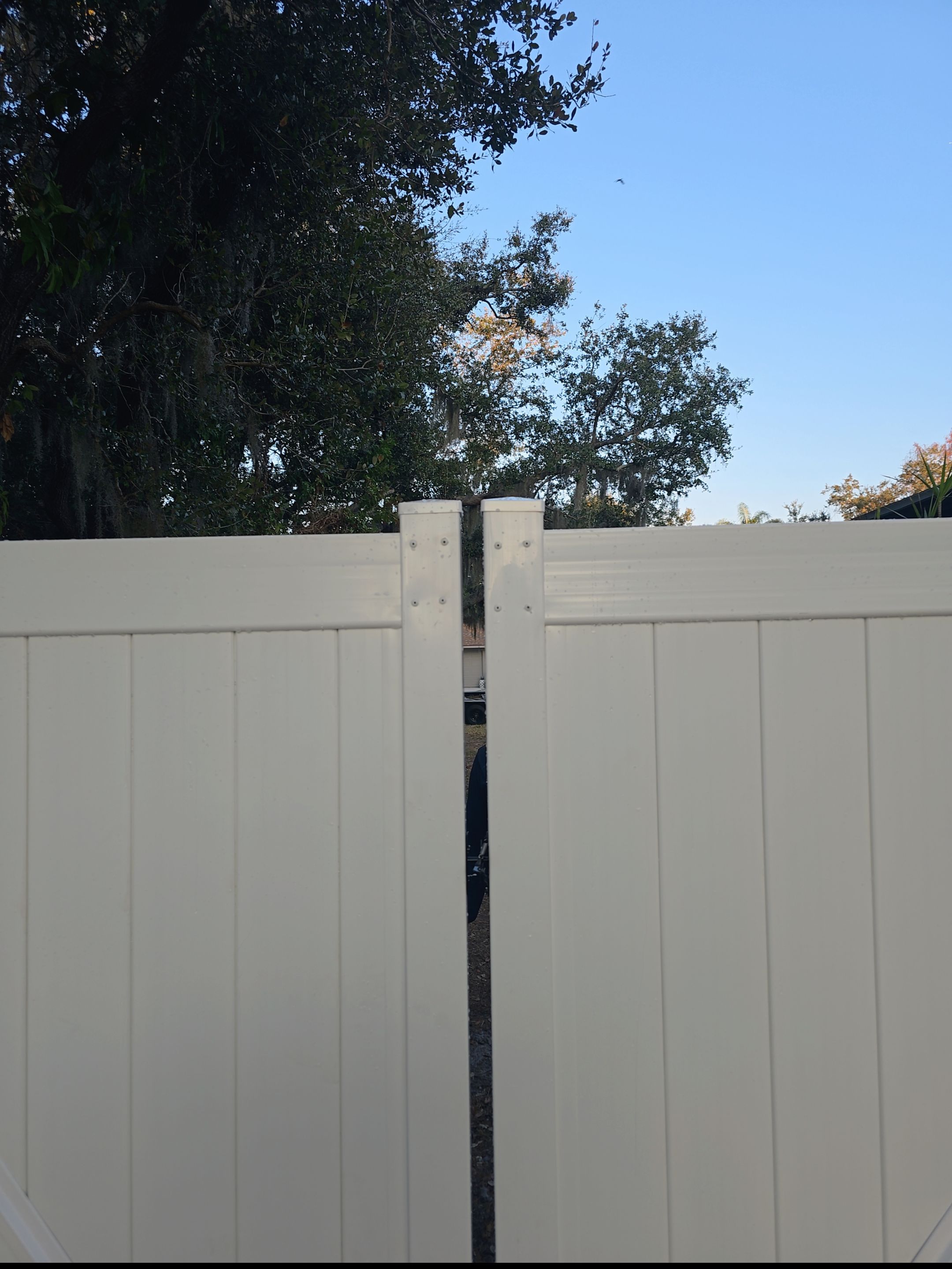 White Vinyl Fence in Port Charlotte by True Fence LLC