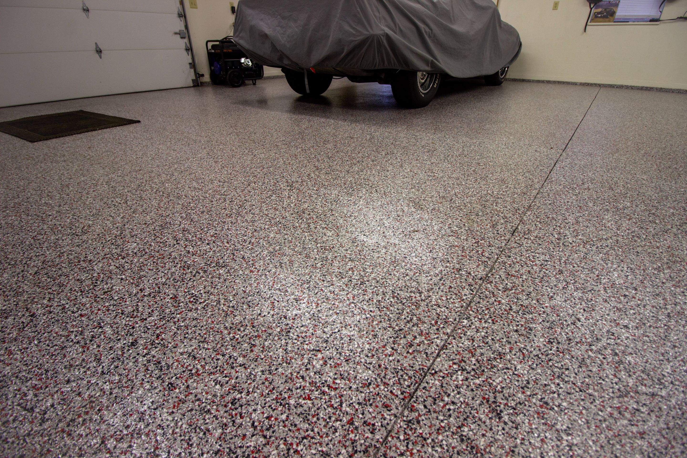 Garage Floor using Desert Sand by Your1DayFloor.com