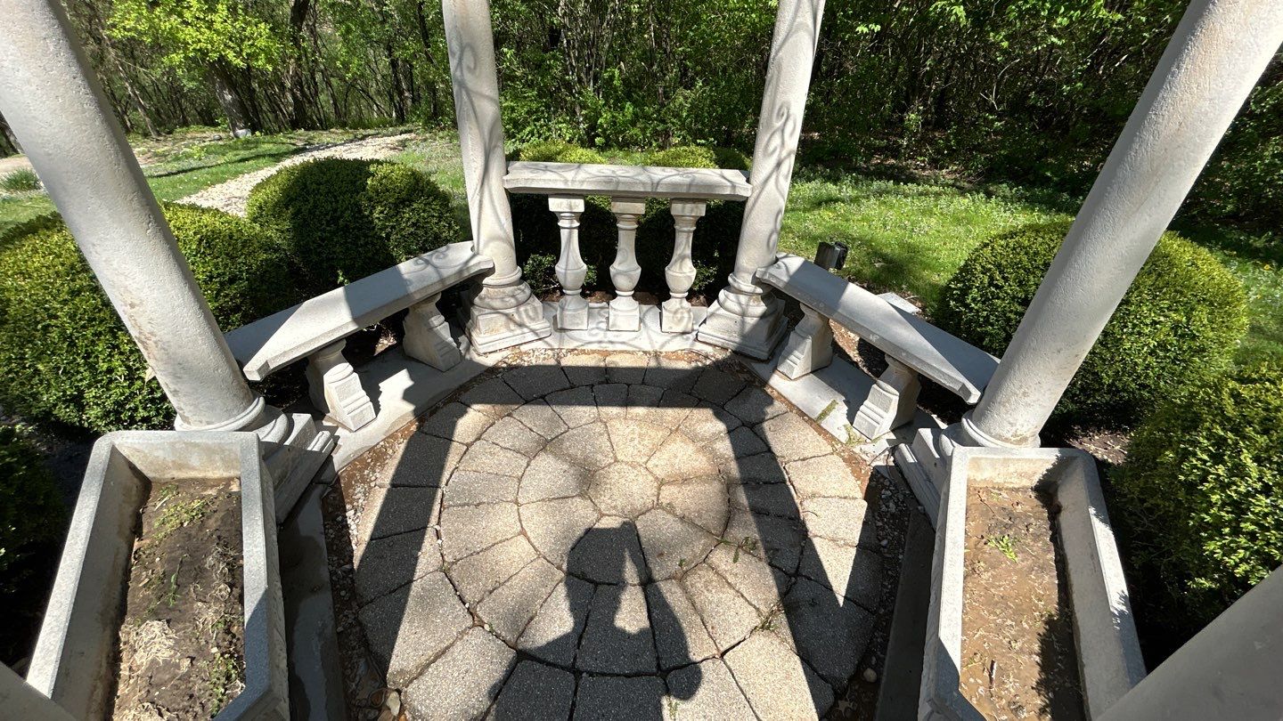 natural stone using Algaecide, soft wash soap by Northern Power Washing LLC.