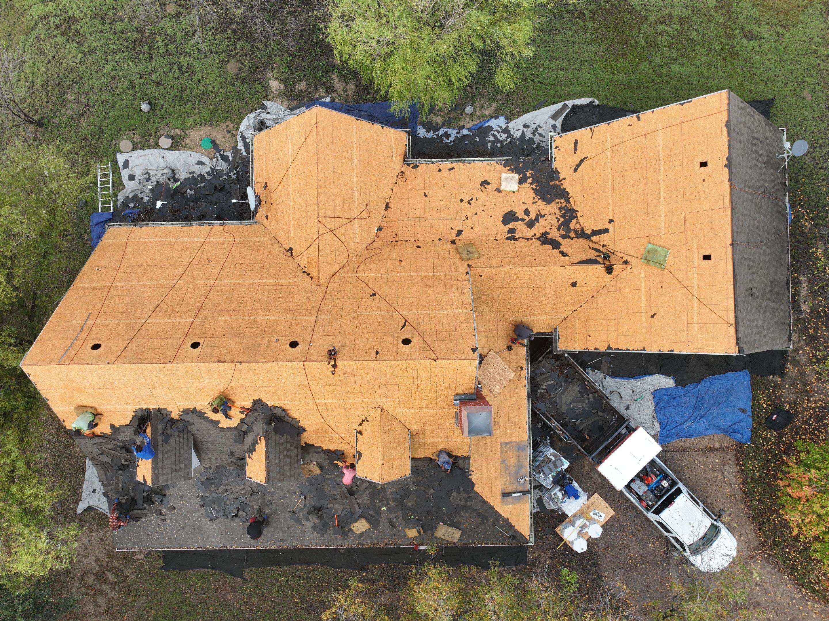 Residential Roofing Installation using Malarkey Highlander Weathered Wood Plus by OneSource Roofing and Restoration