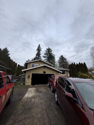Residential Roof Repair in Progress in Port Orchard, WA