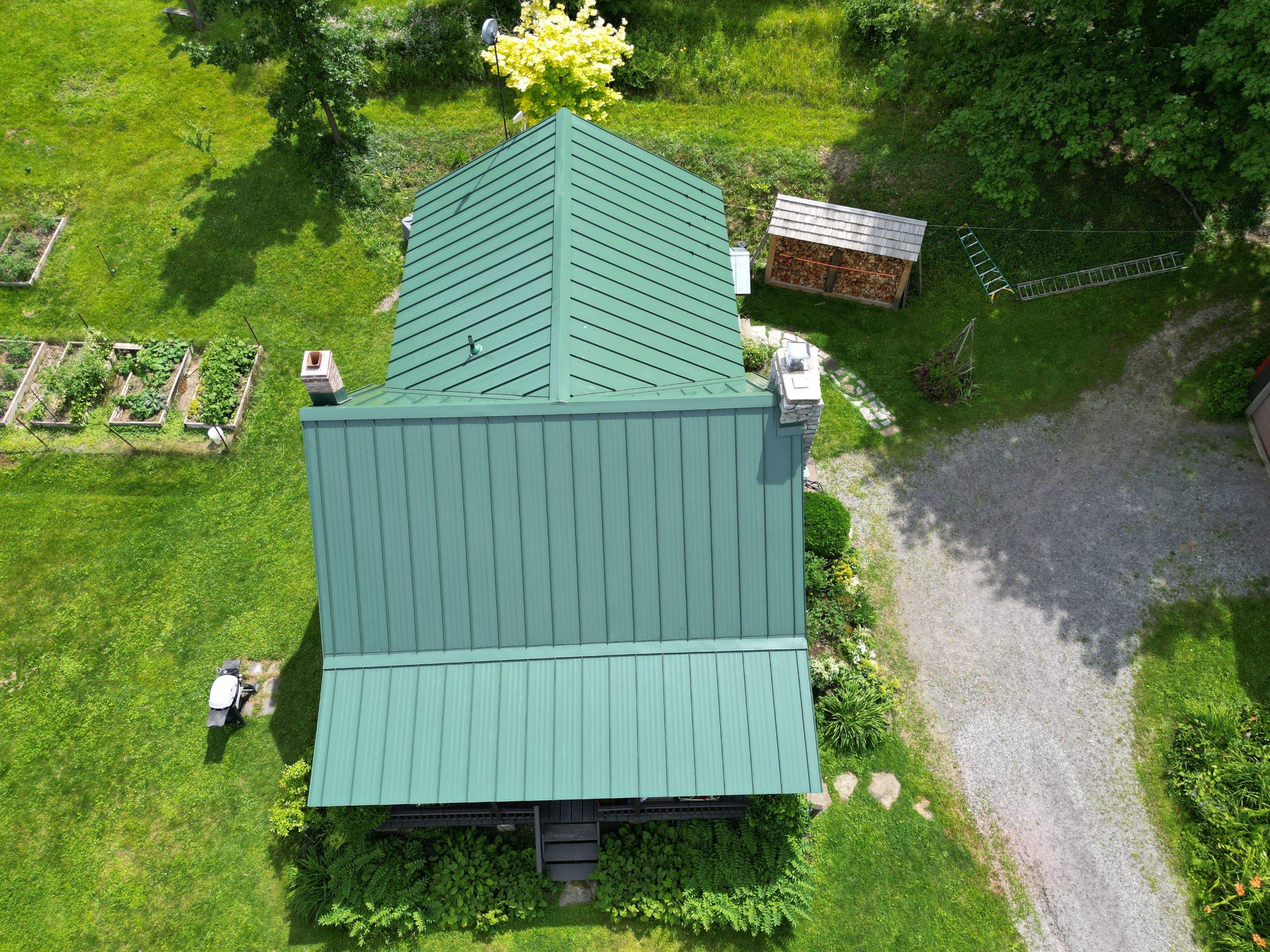Residential Roofing Installation using Standing Seam  by Goldspire
