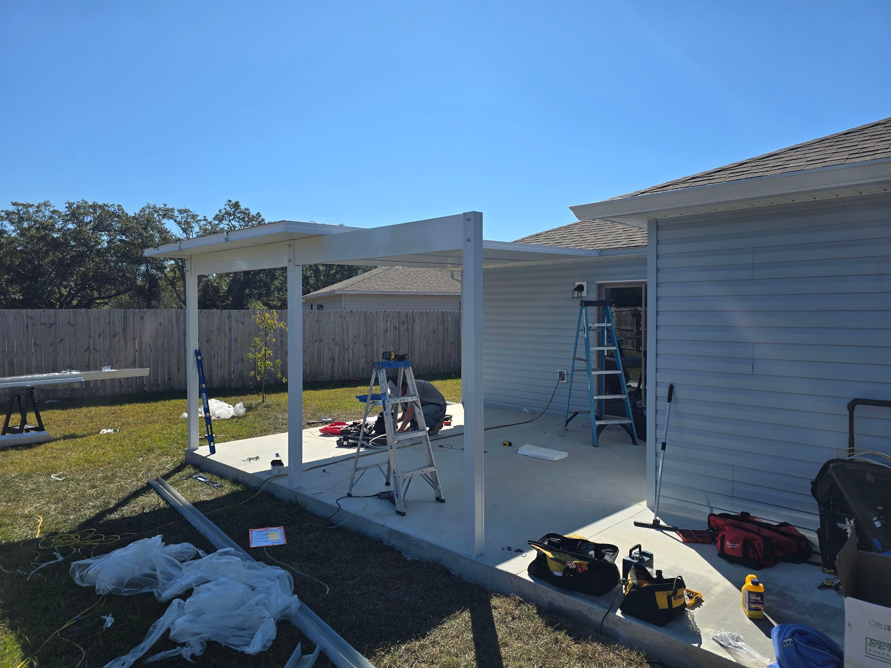 Backyard Patio Cover by Titan Sunrooms