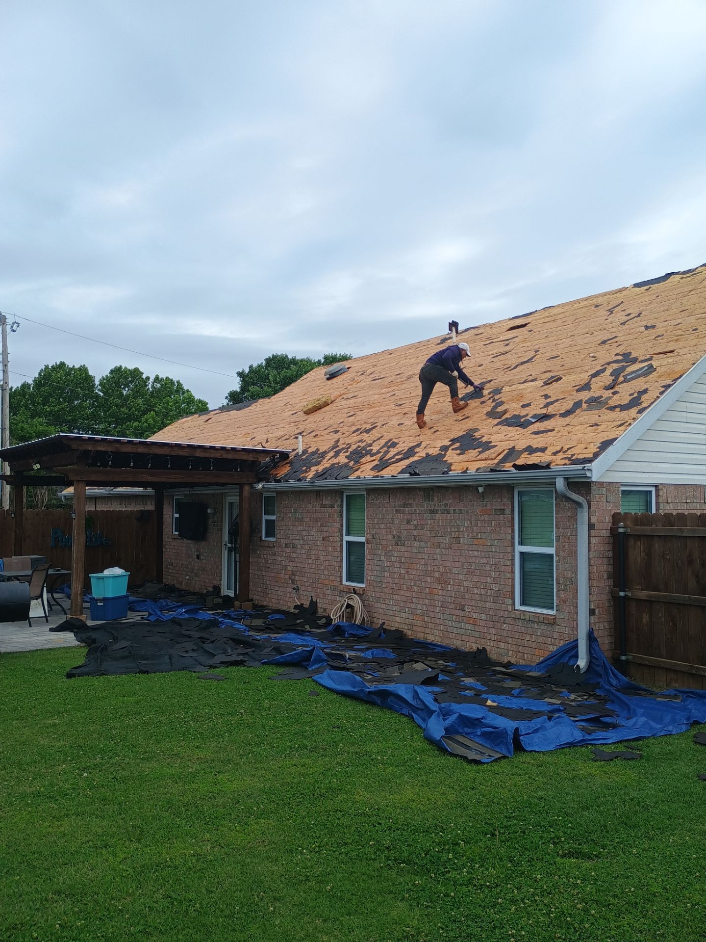 Residential Roof Replacement With Timberline HDZ Shingles in Davis by BANA Roofing and Solar Supply