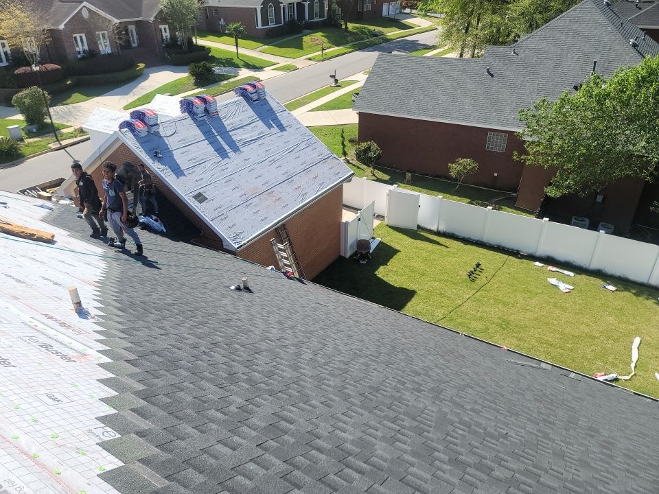 Residential Roofing Installation using Roof Replacement by American Roofing & Construction LLC