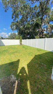 Vinyl Fence Installation using Vinyl Privacy Fence