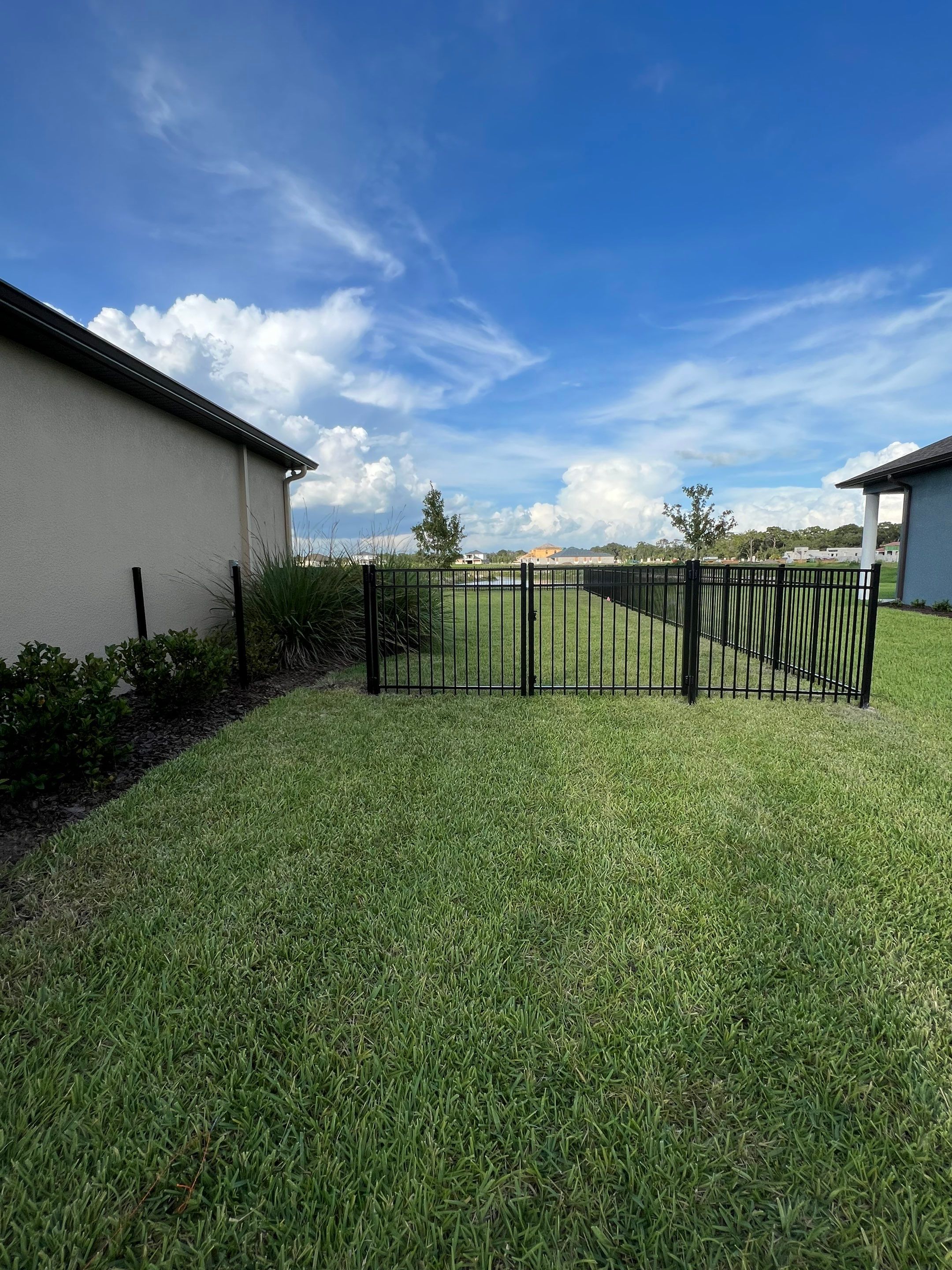 Parrish, FL  Black 3 Rail Aluminum Fence Installation by Asap fence and gates, LLC