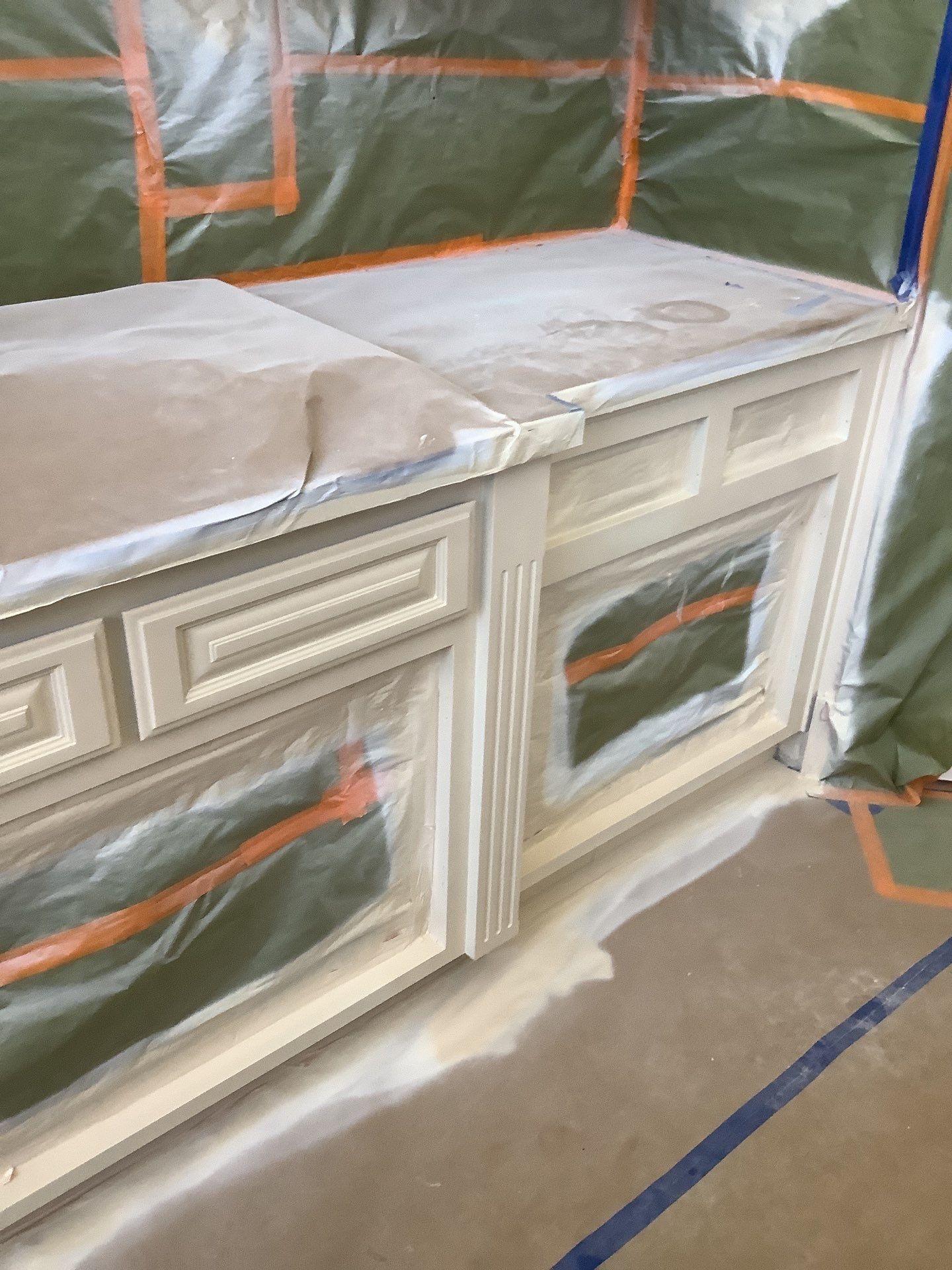 Kitchen Cabinet Painting Project in Ripon, CA by Lancaster Painting