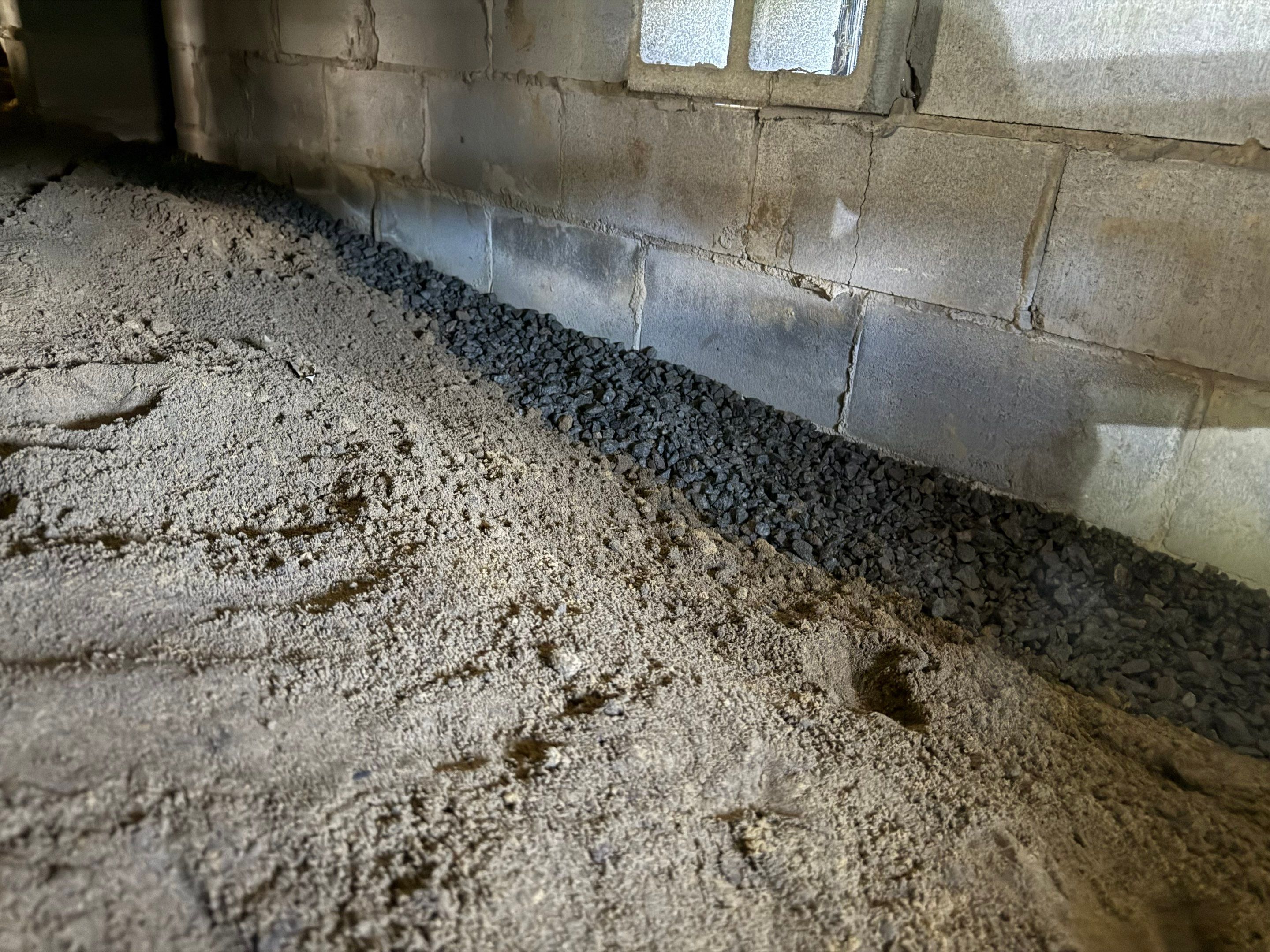 Project in Franklin by Patriot Crawl Space Repairs