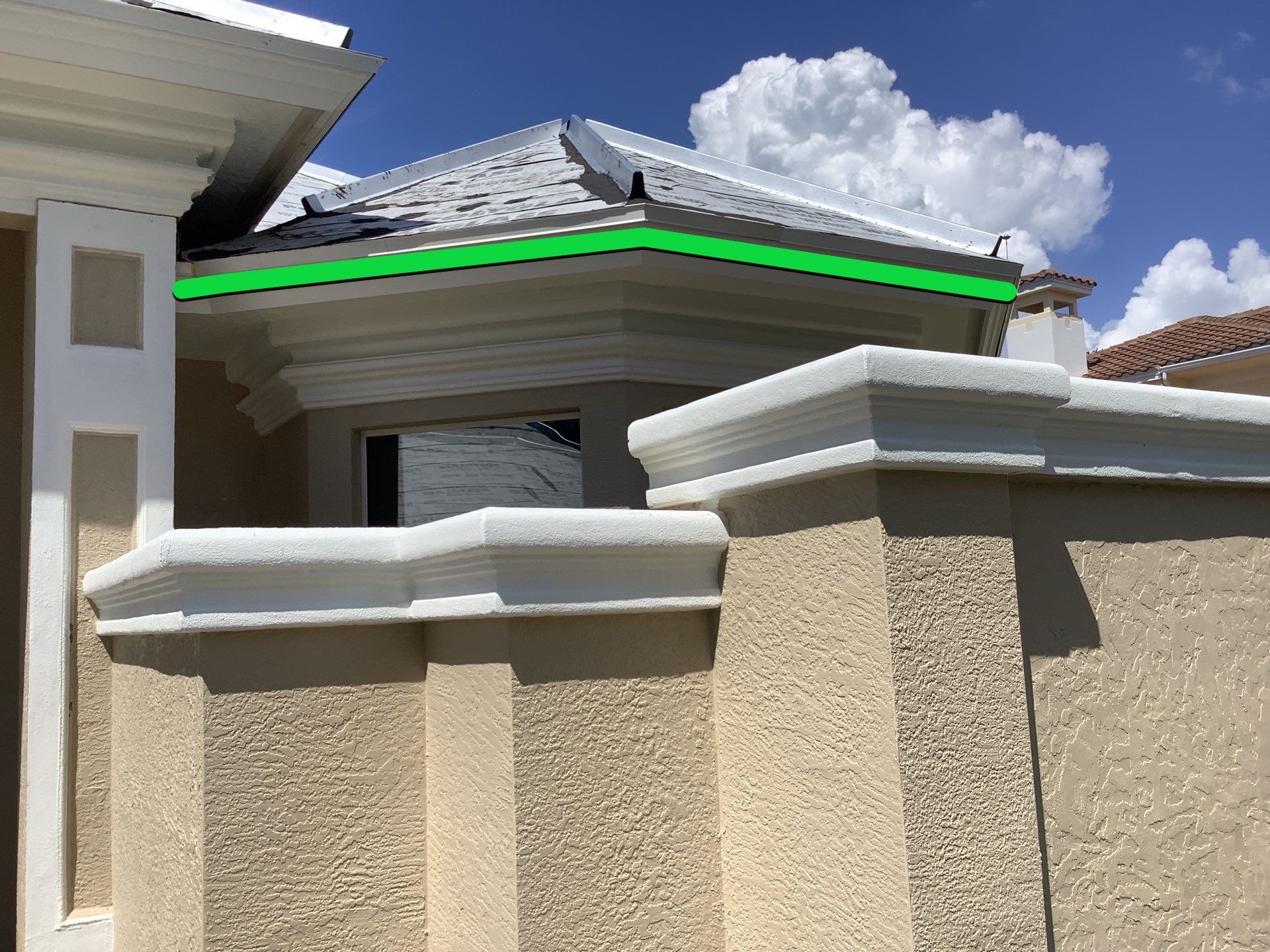 Splash Guard installation in Naples FL by Gutter Professors