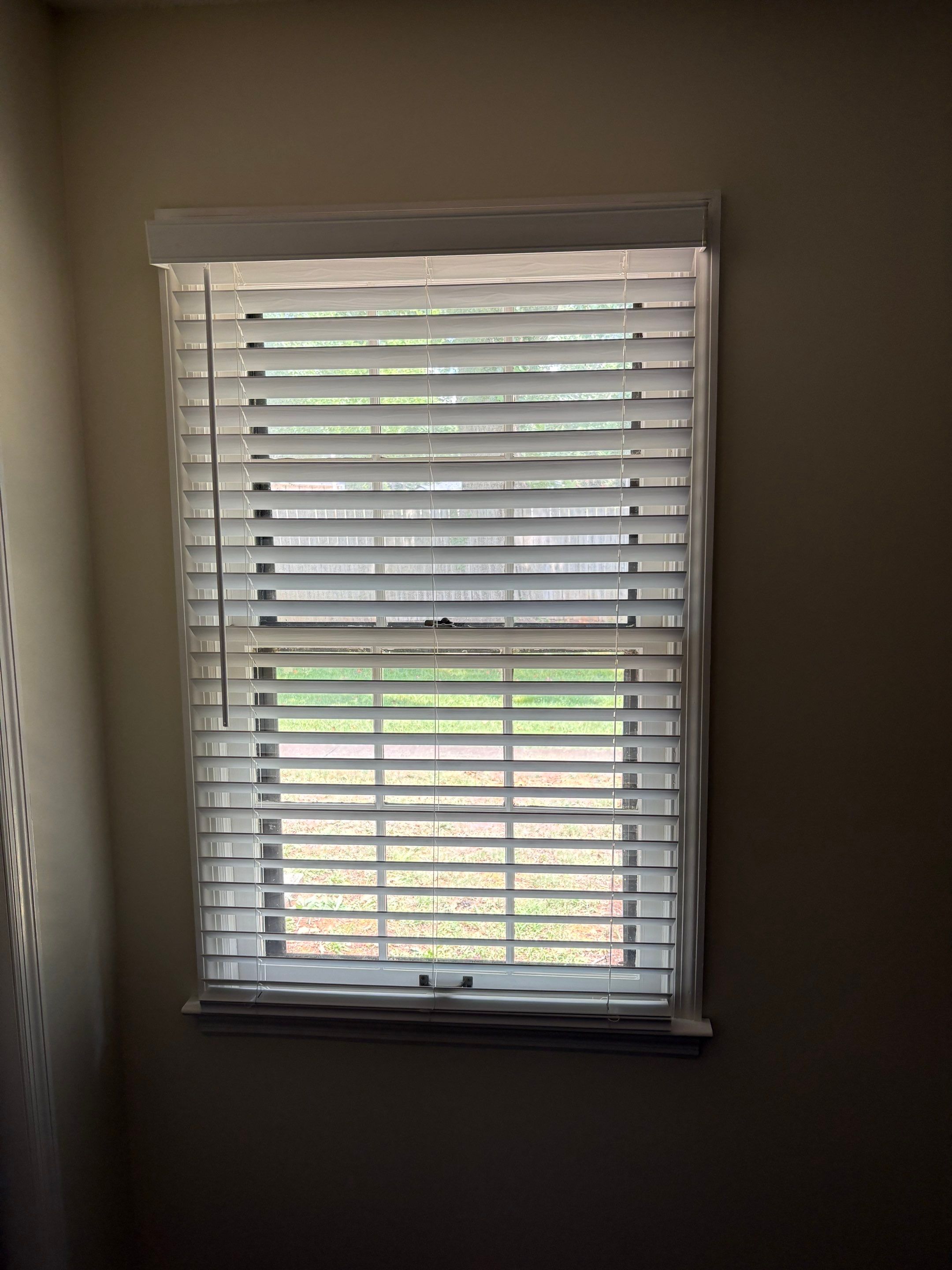 Faux Wood Blinds Project in Huntsville by Blinds and Borders