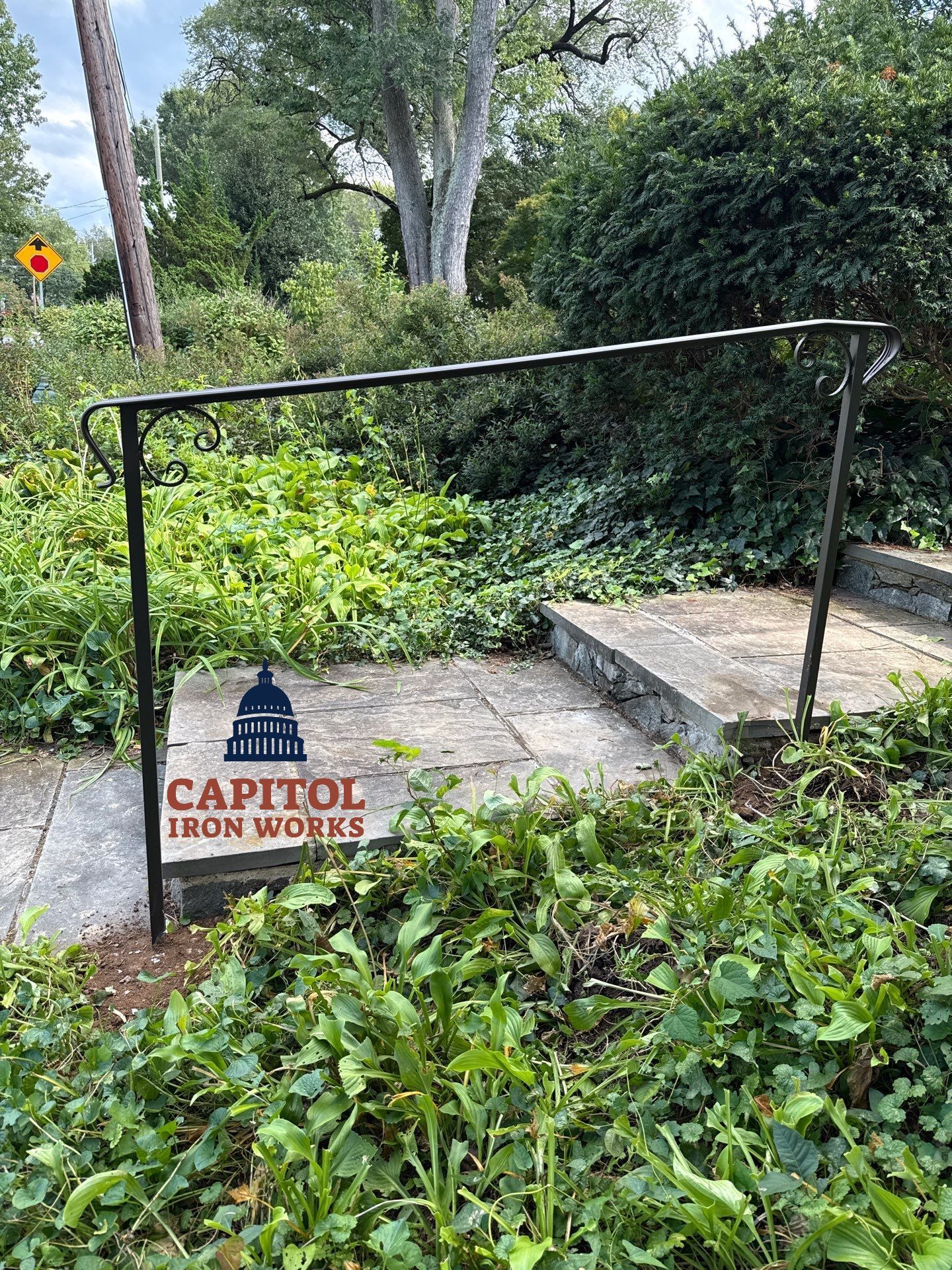 Traditional Ornamental Iron Railings – Silver Spring, MD by Capitol Iron Works