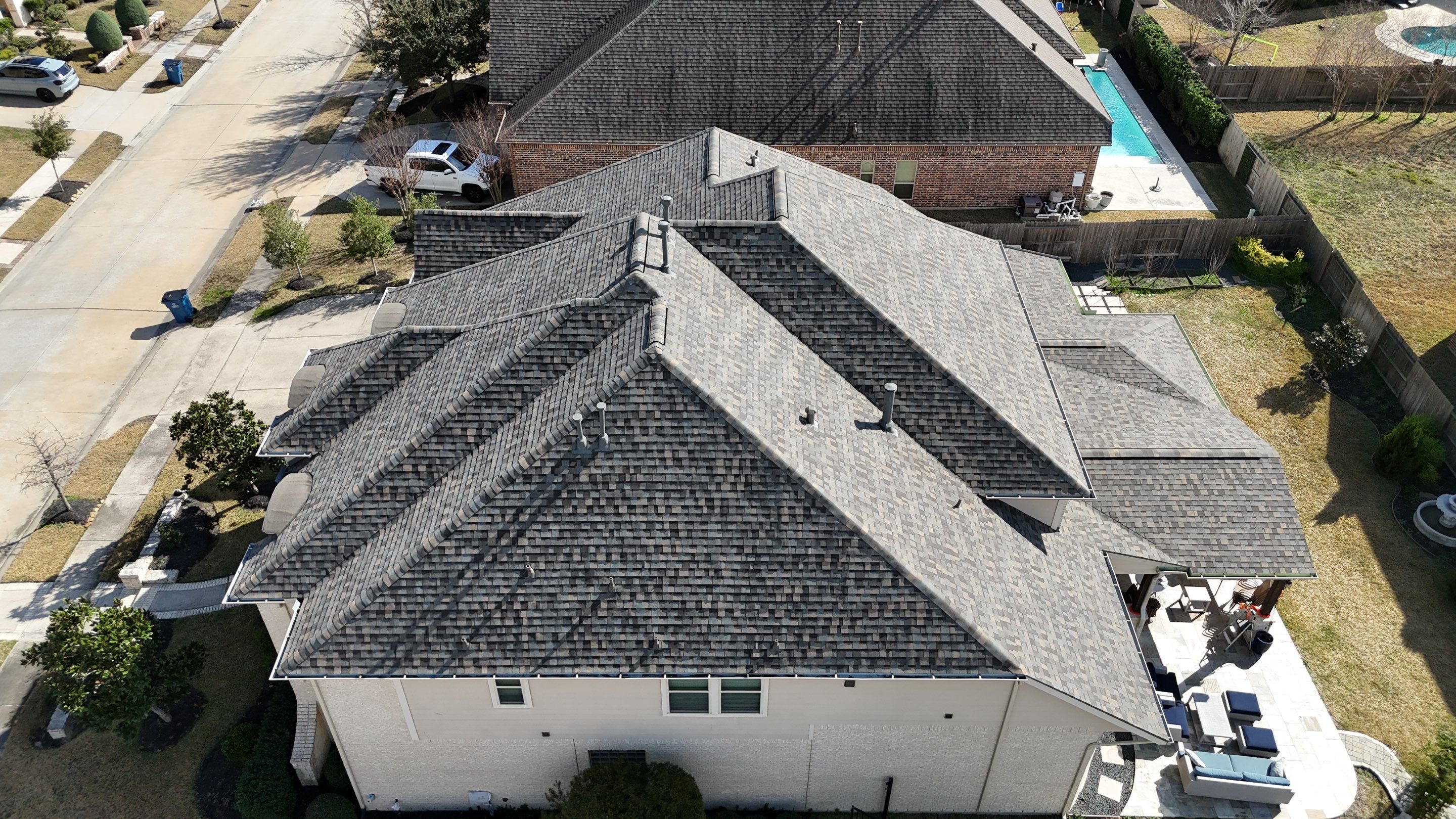 Roof Replacement in Cypress after Customer sustained Hail Damage! by Core Four Roofing