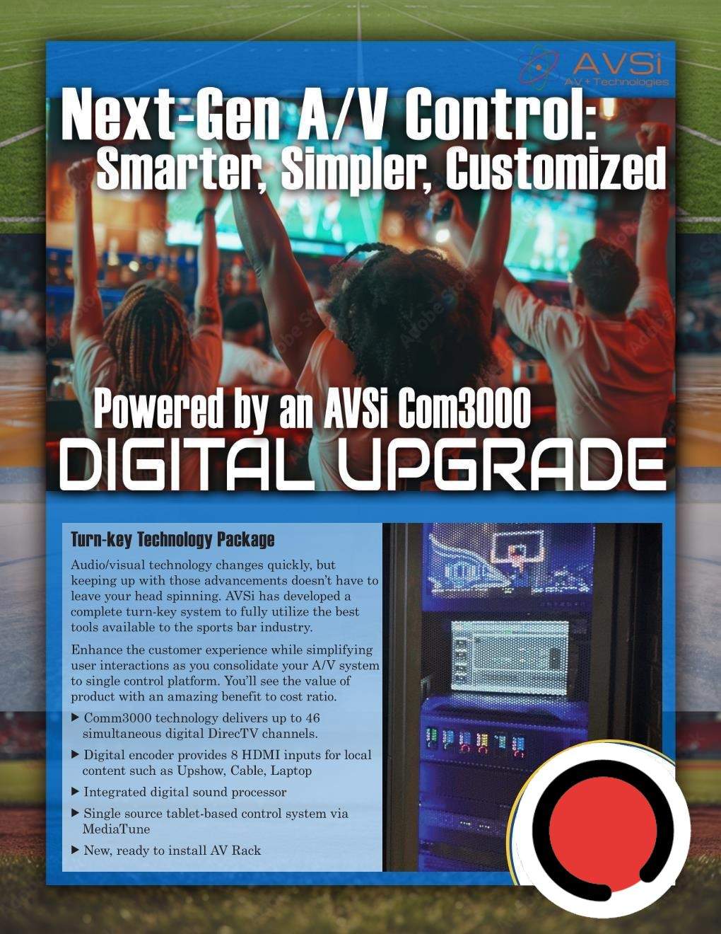 AVSi Comm3000 upgrade with Custom Mediatune interface by AVSi