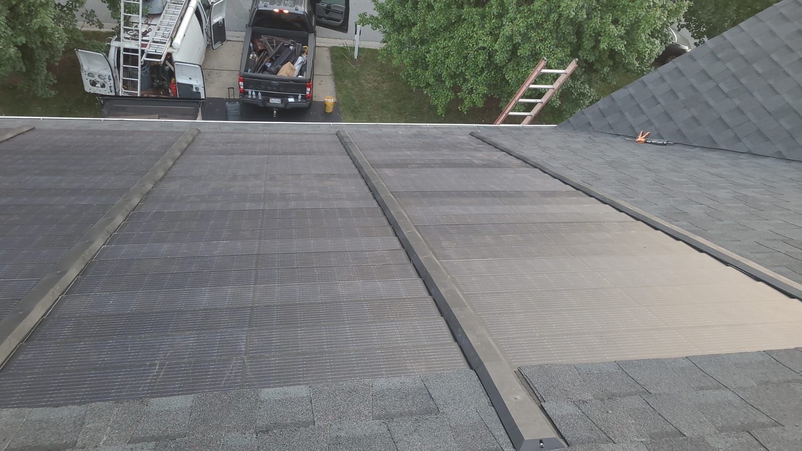 GAF Timberline Solar Roof Ellicott City, MD by American Home Contractors