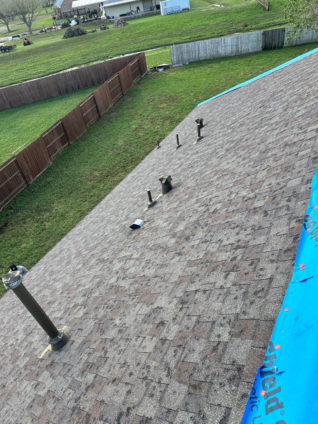 Hail Damage using Owen's Corning Duration (Lifetime) Shingles by Roof Repair Company