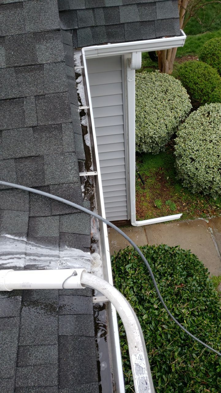 House Wash using cleaner by G&H Home Tech Pros LLC