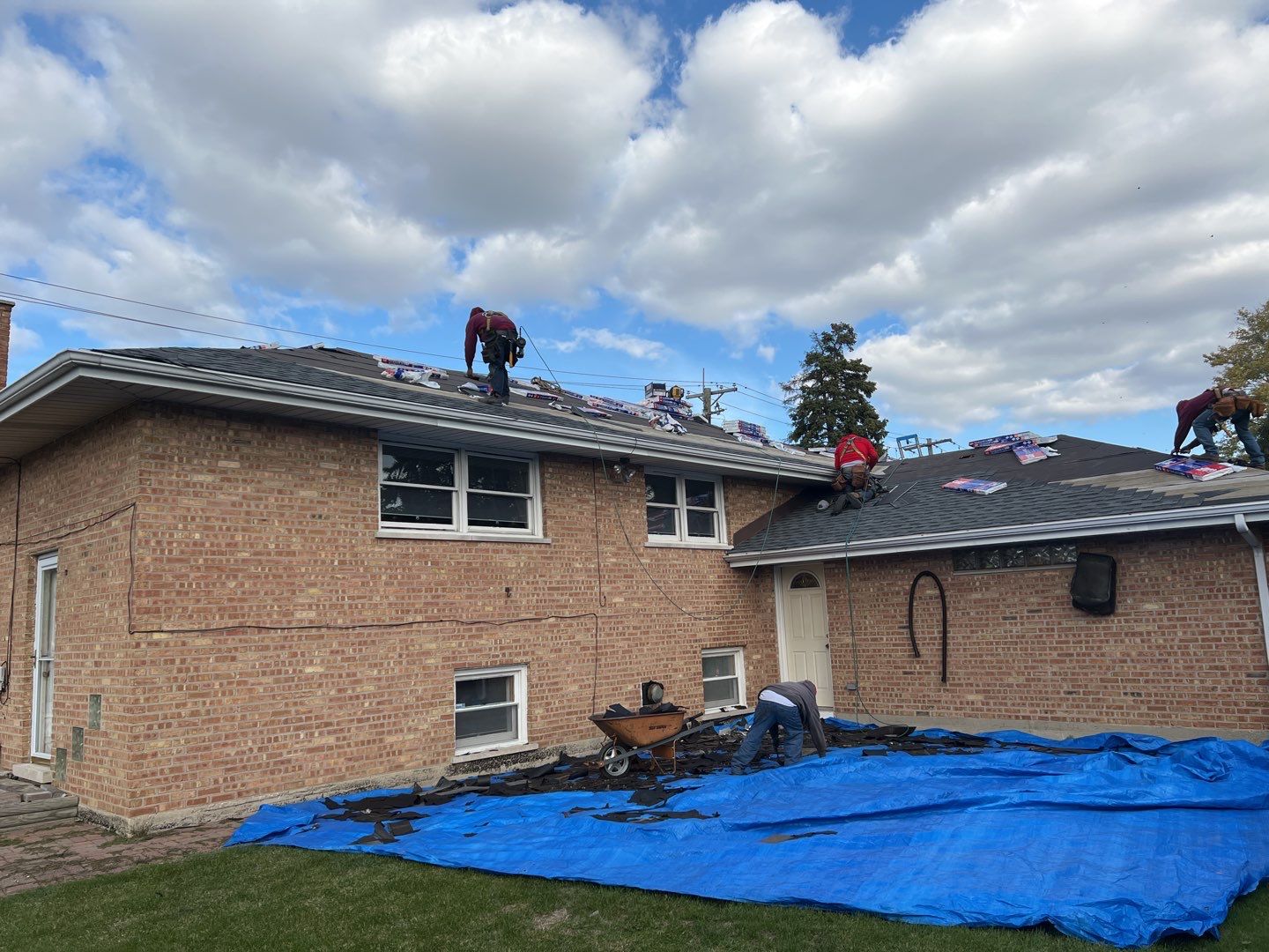 Residential Roofing Installation using GAF Timberline HDZ by Pro Home Services Inc