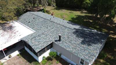 New Evergreen Mist Roof Replacement in Reddick, FL