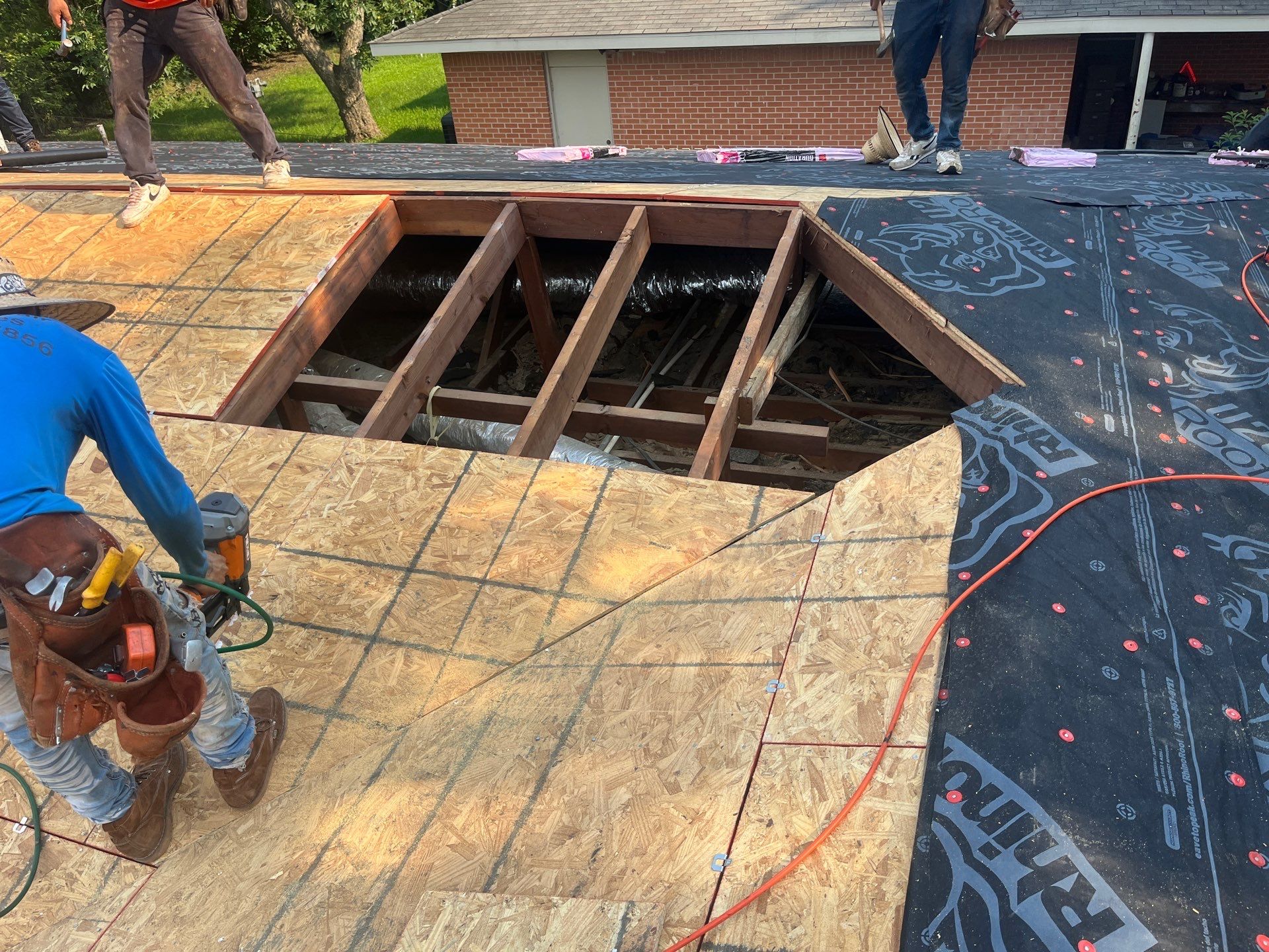 Residential Roofing Repair using Owen's Corning Duration (Lifetime) Shingles by Roof Repair Services LLC