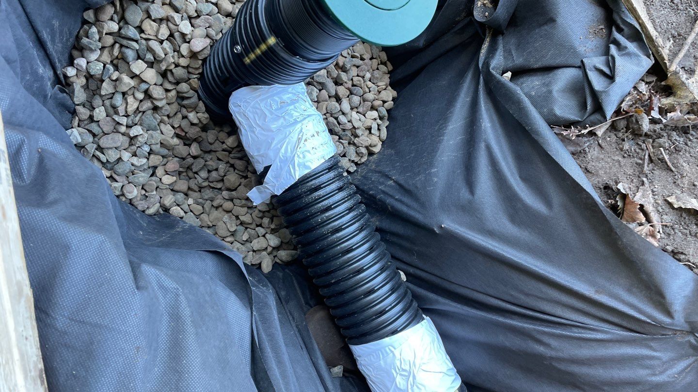A French Drain for Jeniffer by Waterproofing Northeast
