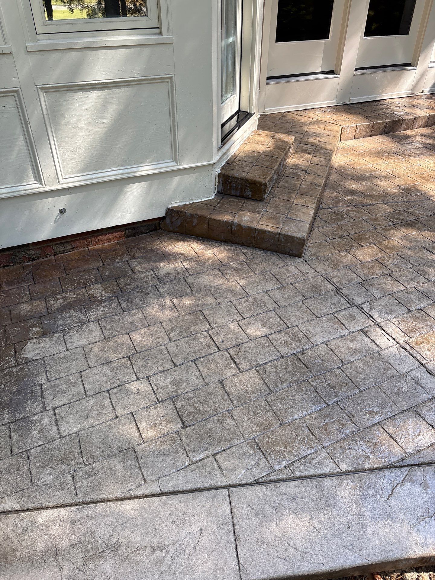 paver patio using Concrete Stain by DuraSeal