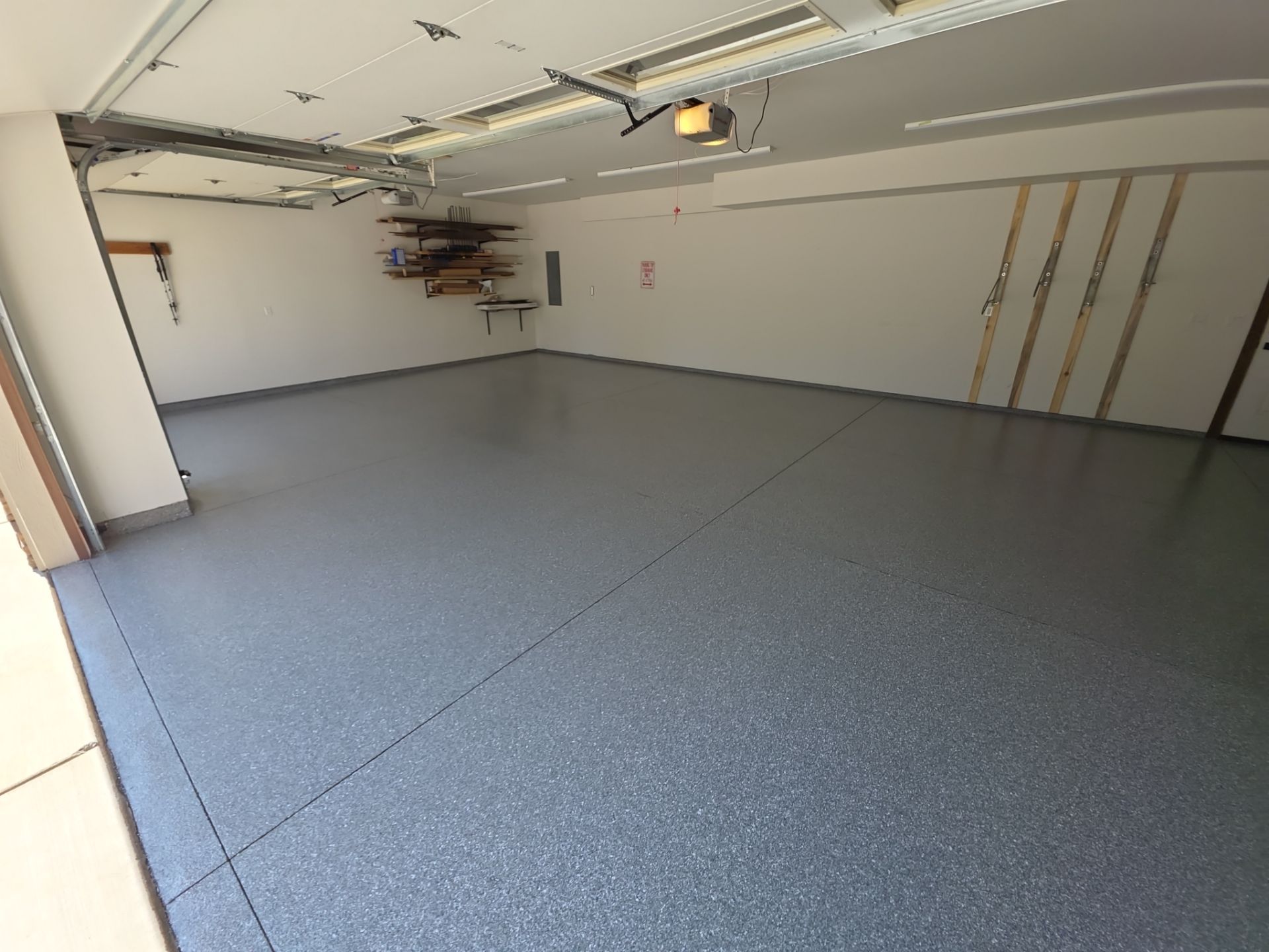 Garage Transformation using Canfield Hybrid  by Croc Coatings, LLC