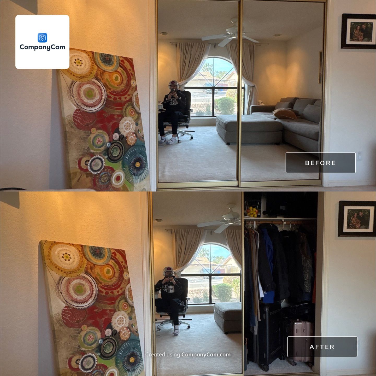 Bathroom Addition using paint  by CompanyCam Sales Demo
