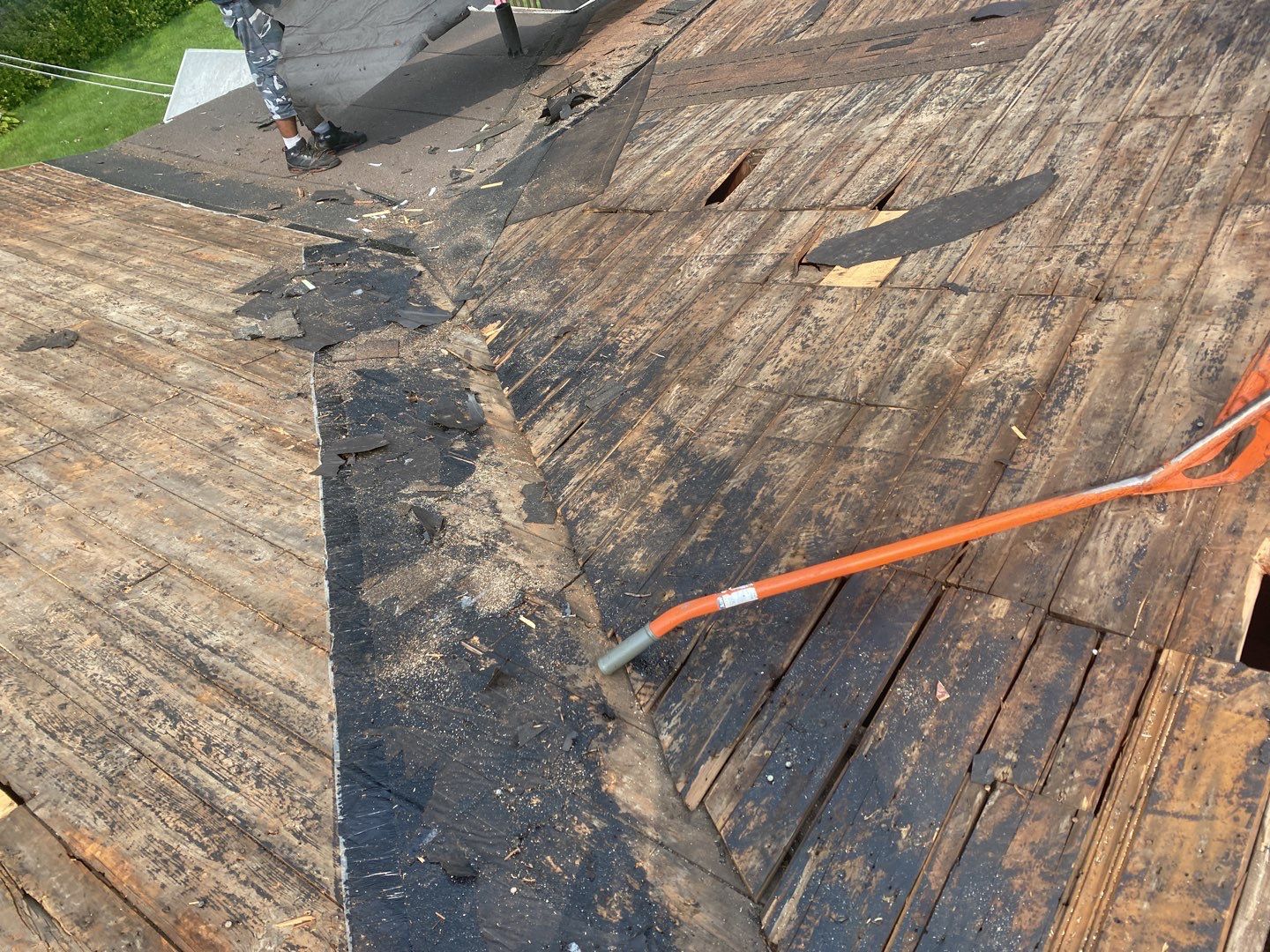 Residential Roofing Installation using Owens Corning Duration Brownwood by A Plus Exterior