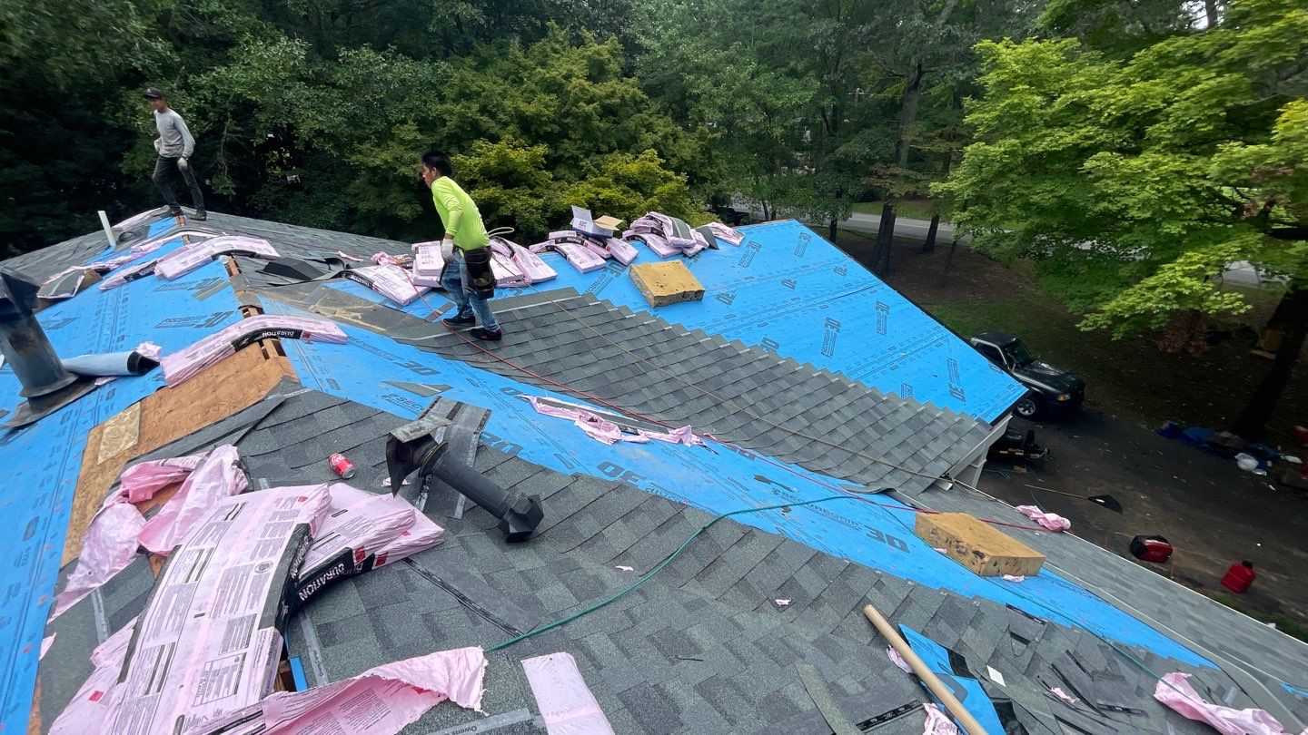 Residential Roofing Installation using Owens Corning by Inspector Roofing and Restoration