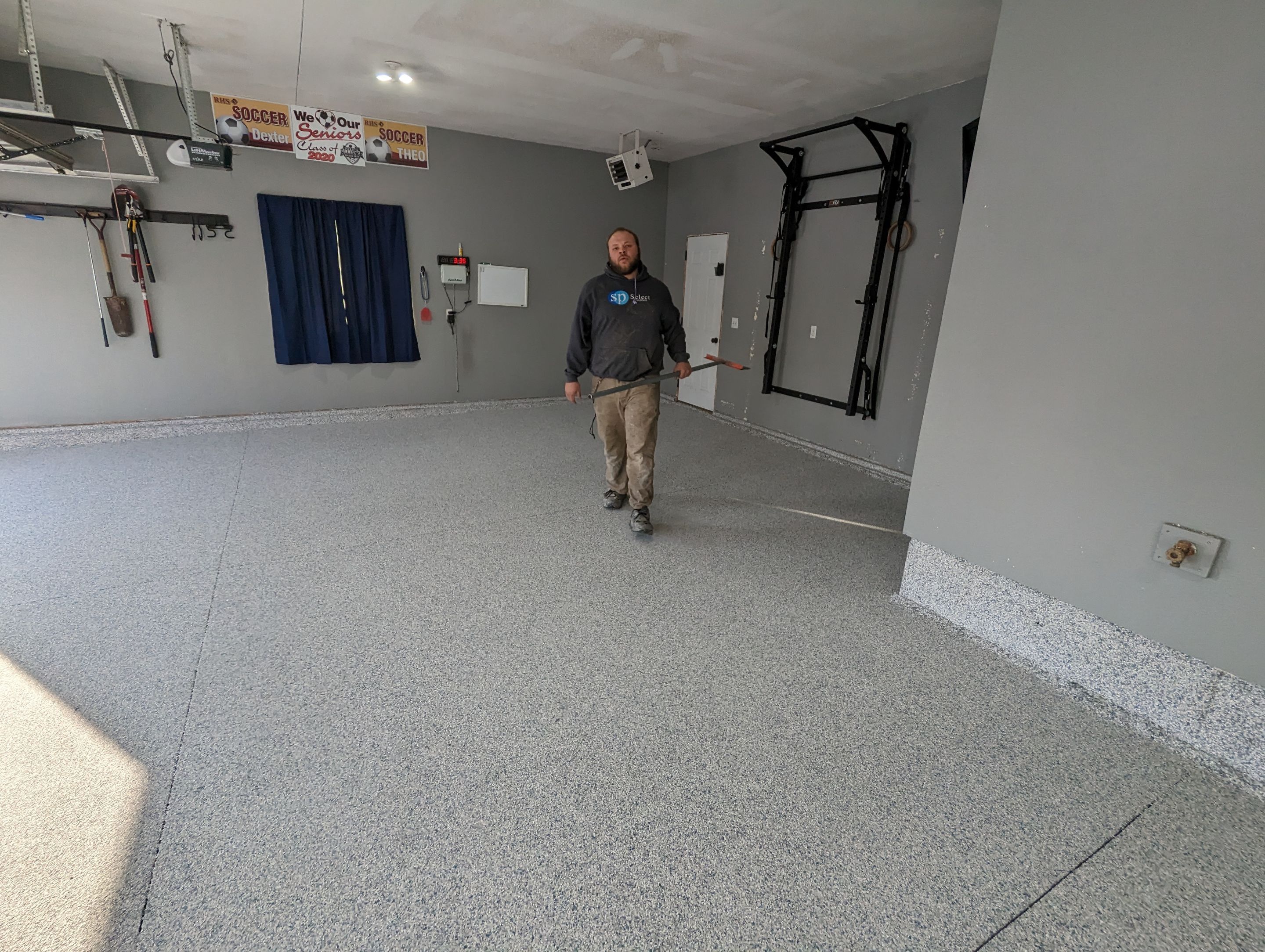 Garage using Tidalwave by Select Painting, Coatings & Garage Cabinets