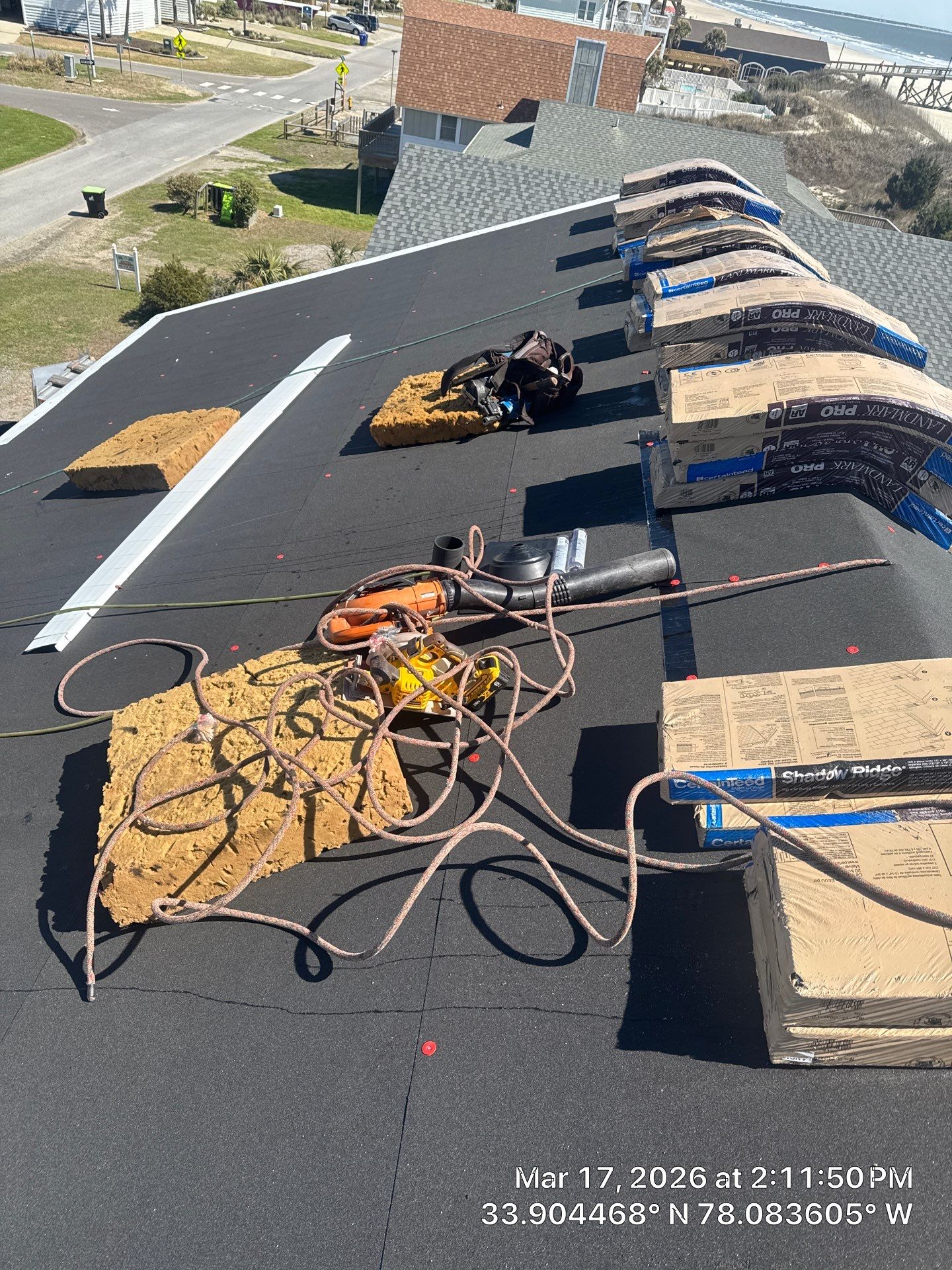 Fortified Roof Replacement Wilmington NC | CertainTeed Landmark PRO Coastal Blue by RGR Construction and Roofing, LLC
