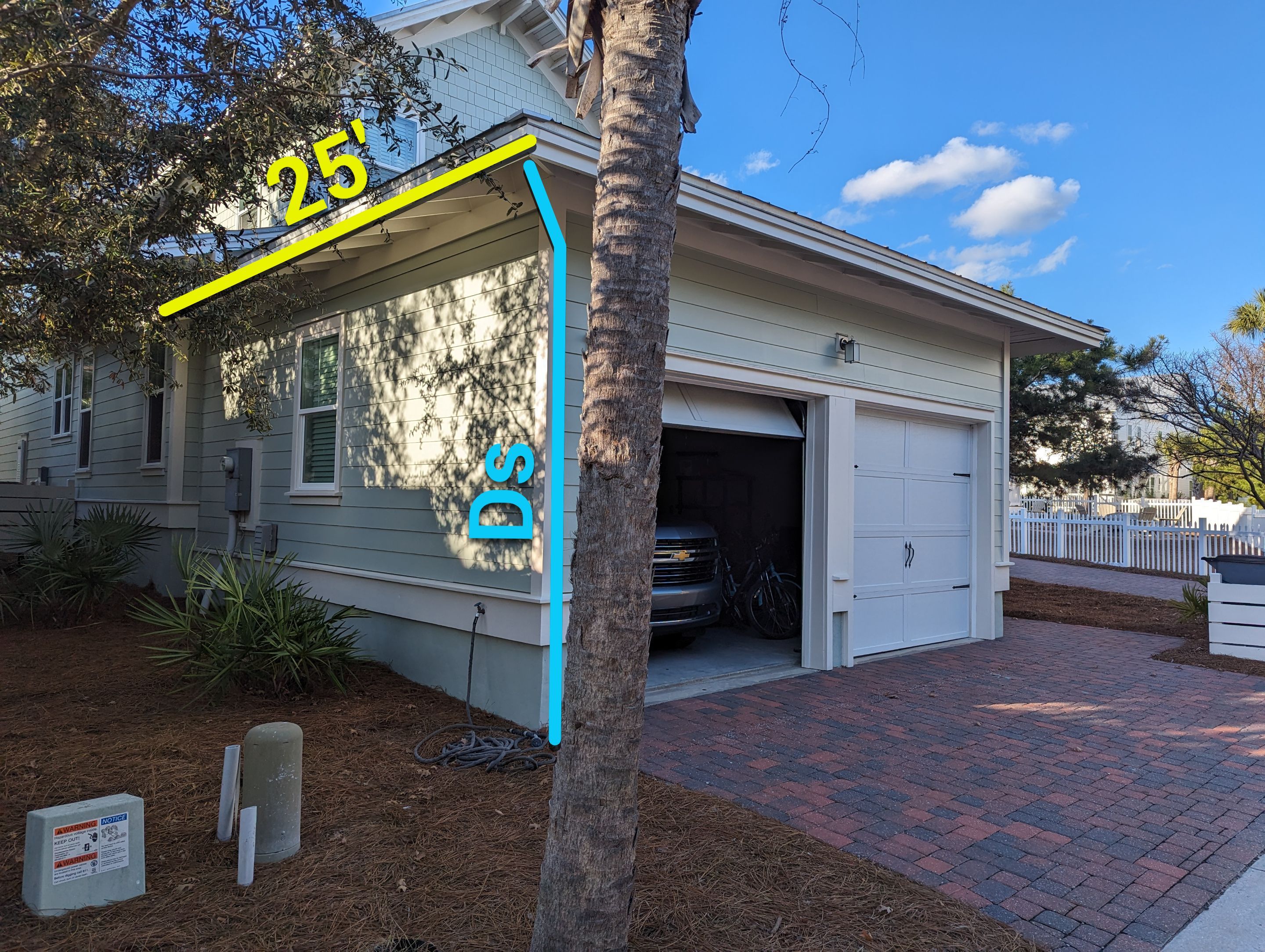New Downspouts Installation in Rosemary Beach, FL by Gutter Professors