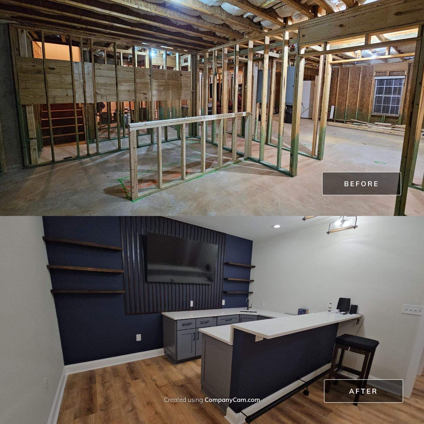 Palmetto Basement by Ajayi Design and Construction 