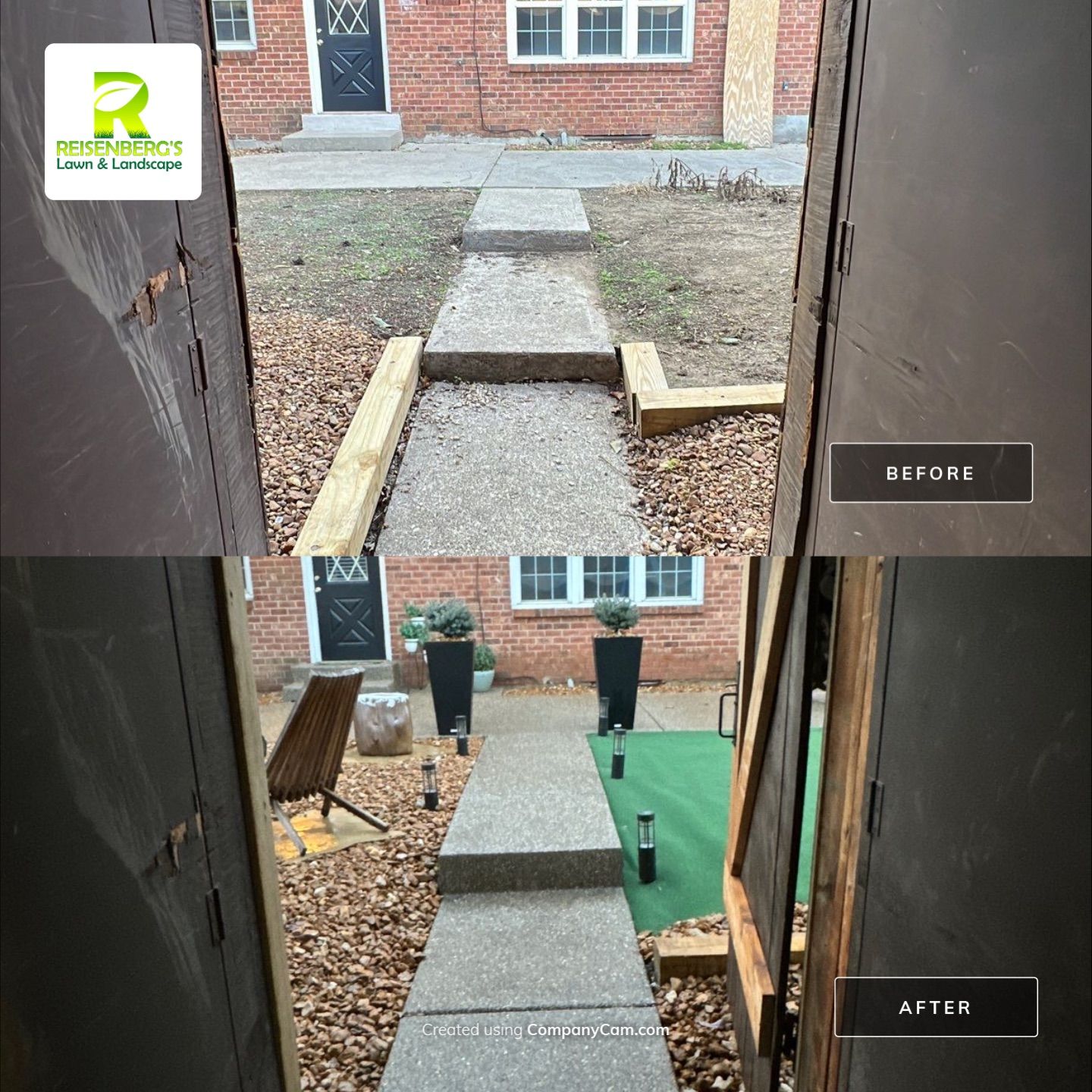 Courtyard Overhaul by Reisenberg’s Lawn & Landscape, LLC