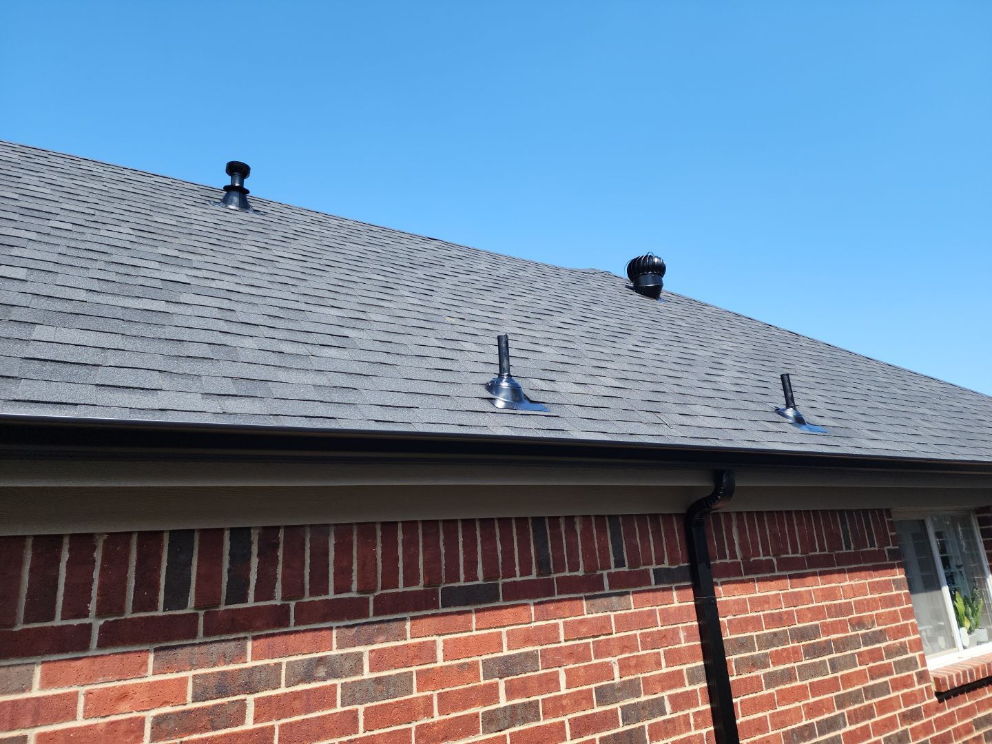 Exterior Makeover Reroof, Gutters and Exterior Paint by Tex-Line Roofing