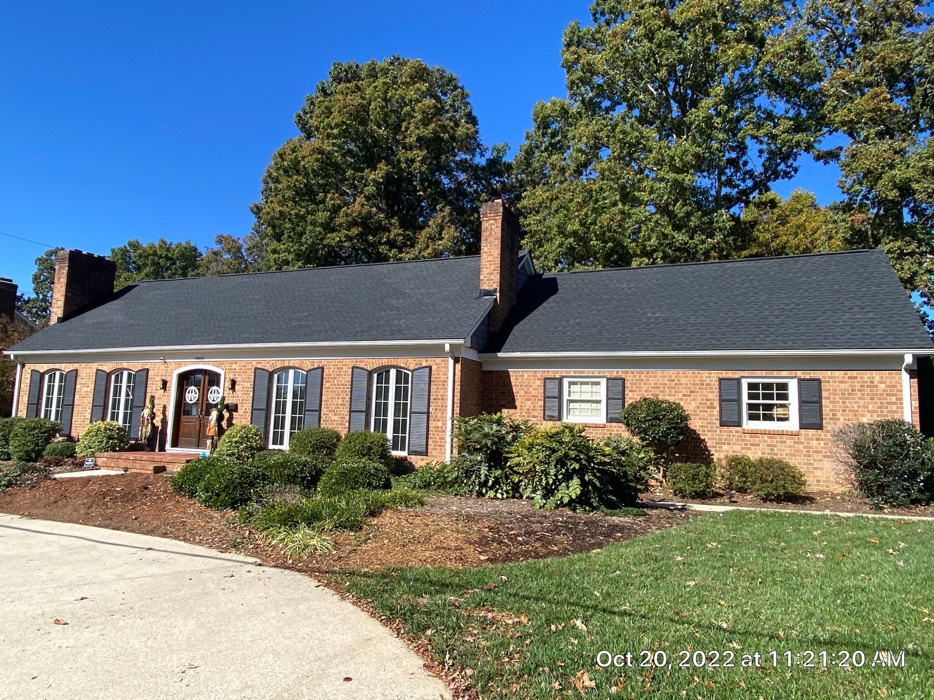 New Roof and 6 inch Gutters by Just In Time Roofing and Restoration