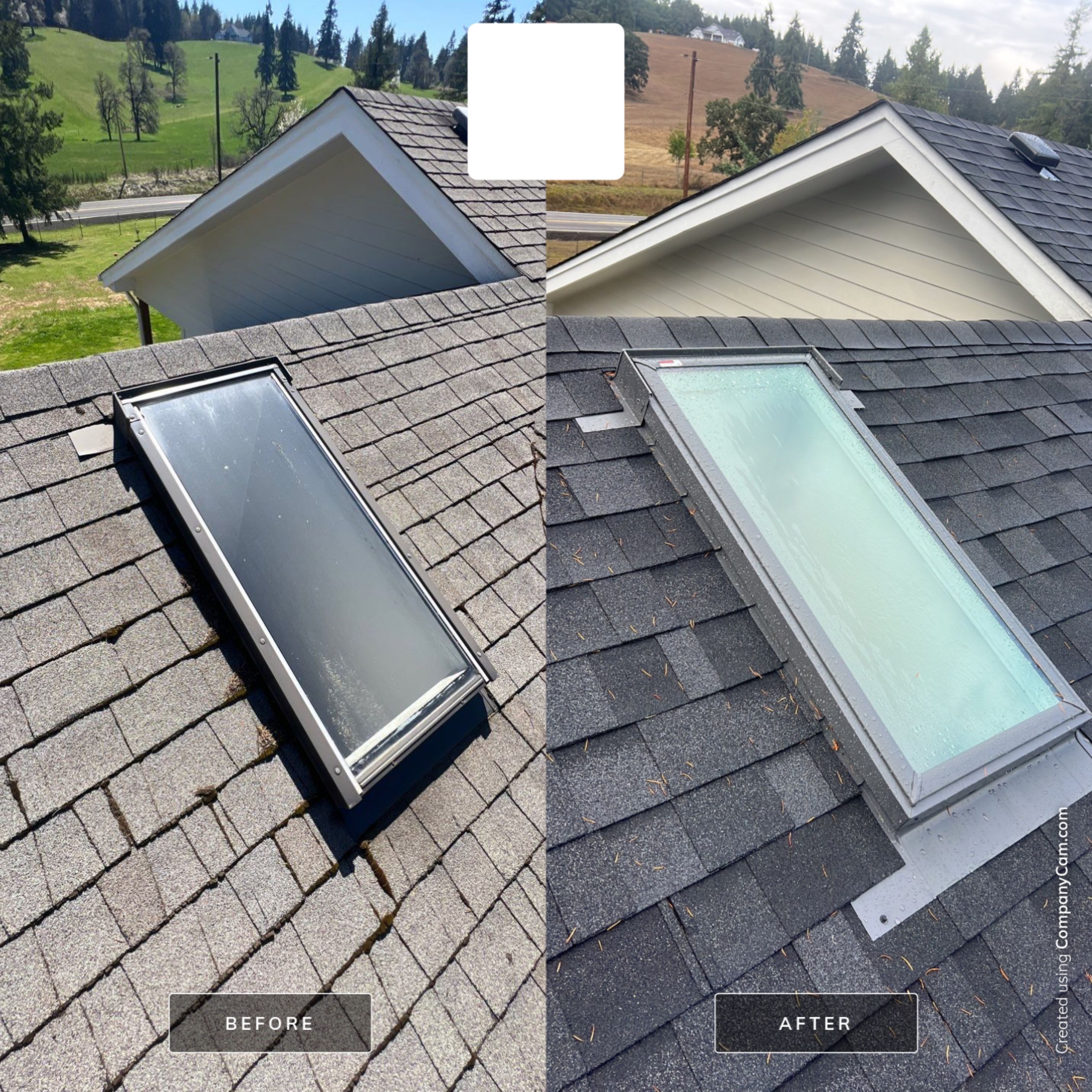 Residential Roofing Installation using IKO Dynasty (Color: Granite Black) by Orezona Building & Roofing Company, Inc.