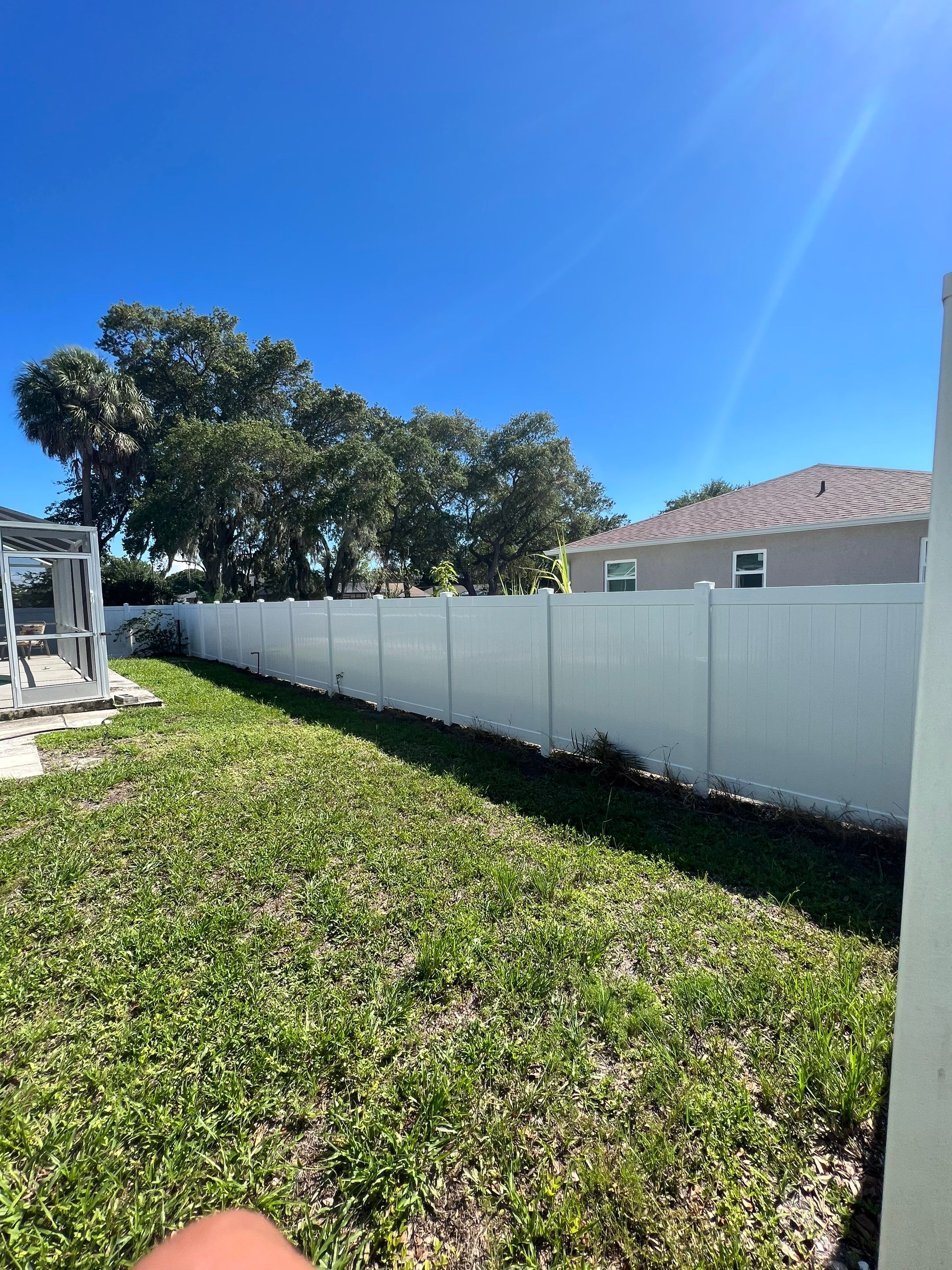 Palmetto, FL 6ft. Tall White Vinyl Privacy Fence  by Asap fence and gates, LLC