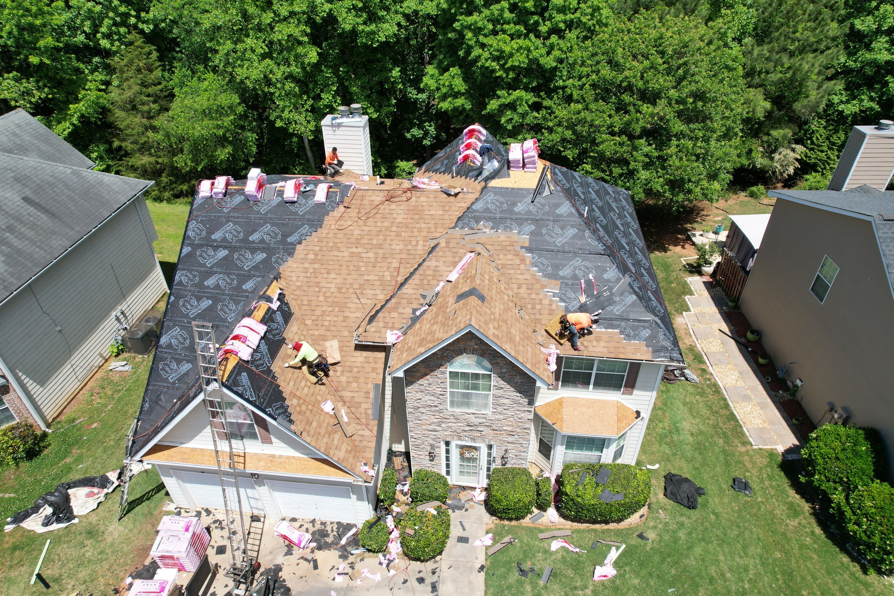 Residential Roof Replacement using Owens Corning by Inspector Roofing and Restoration