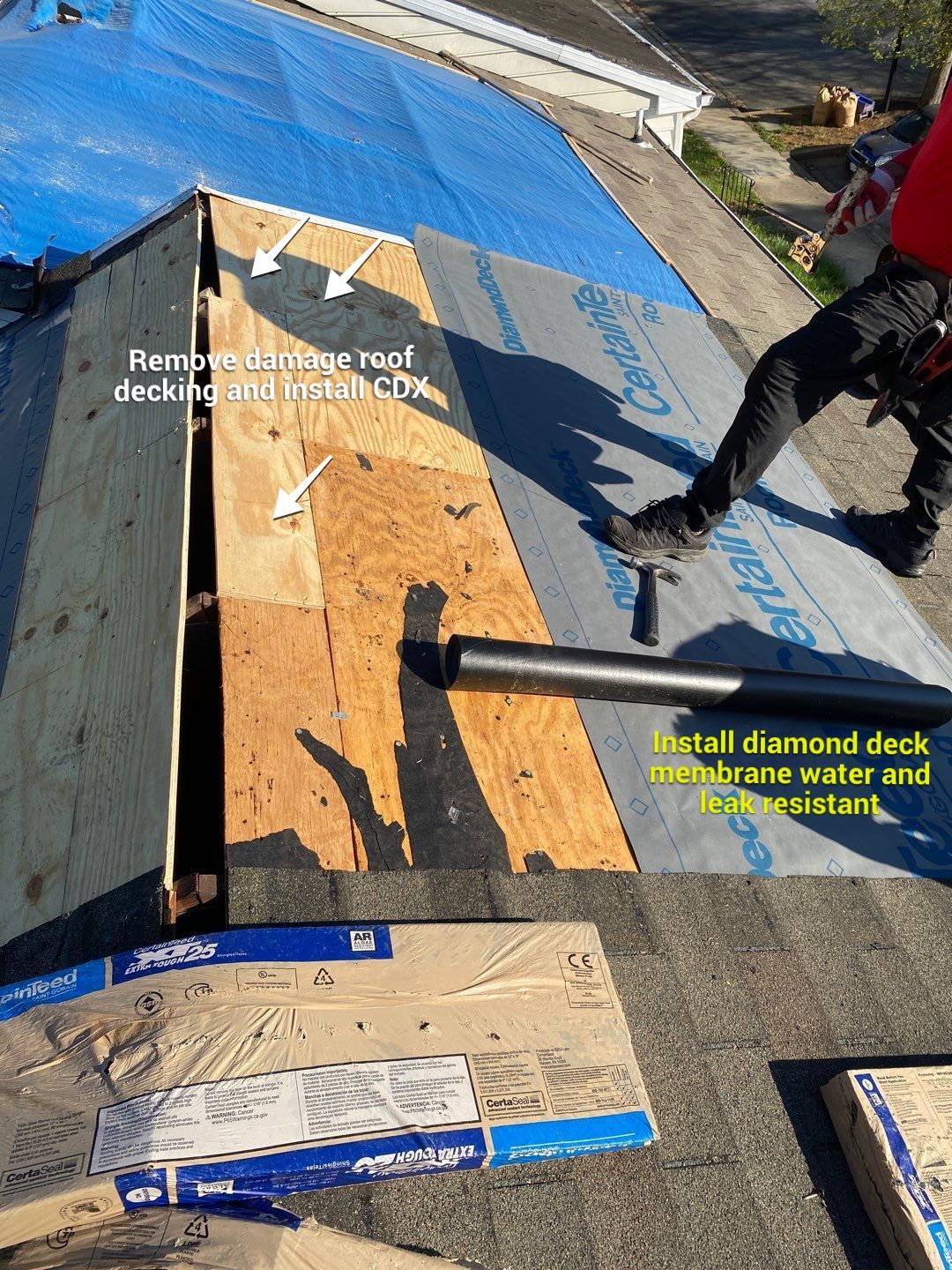 Roof Repair  by Alpha Design Services