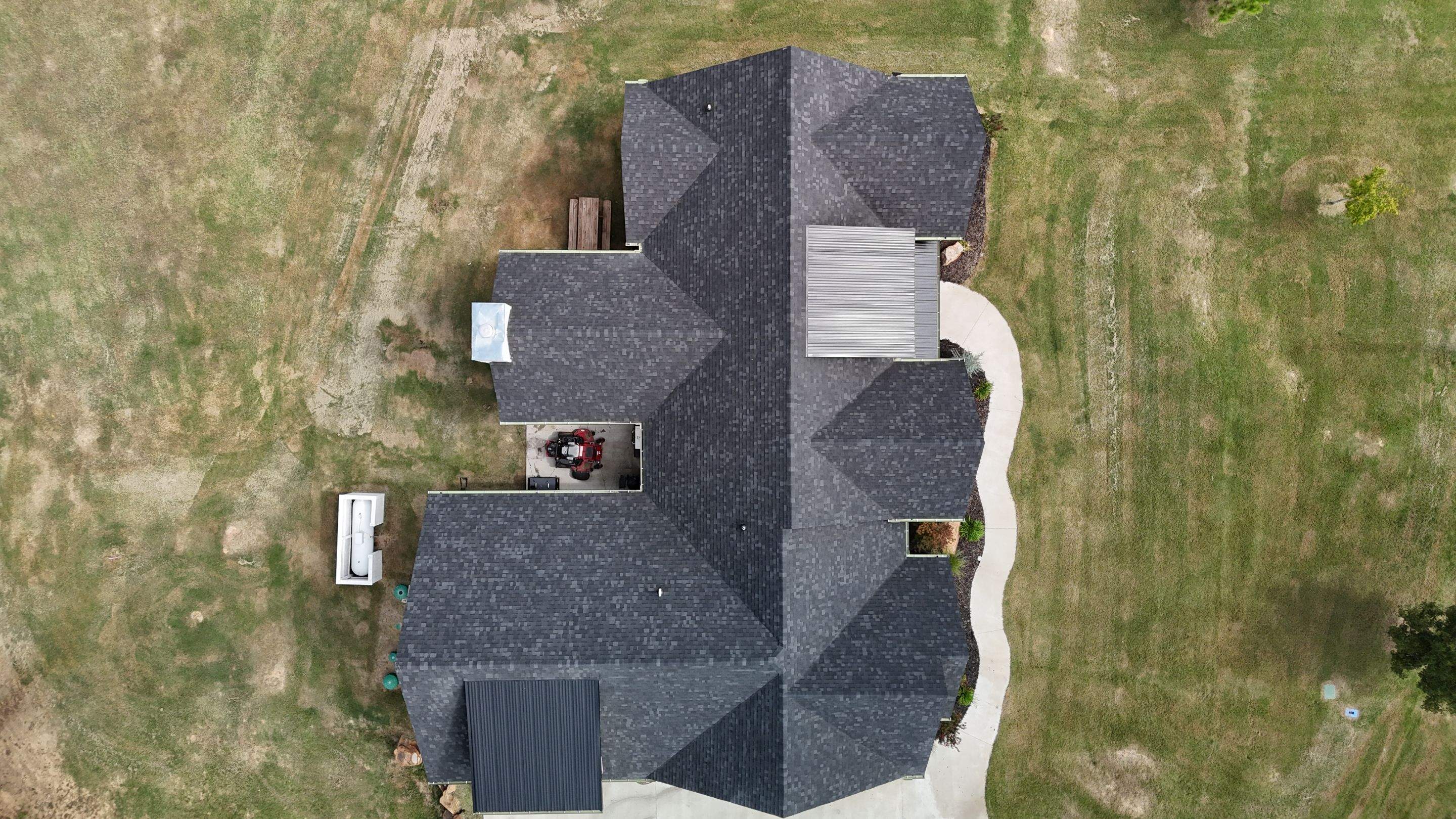 Custom Standing Seam Metal Roofing Accents - New Construction - Lake Eufaula, Oklahoma by 5Coat Roofing & Construction